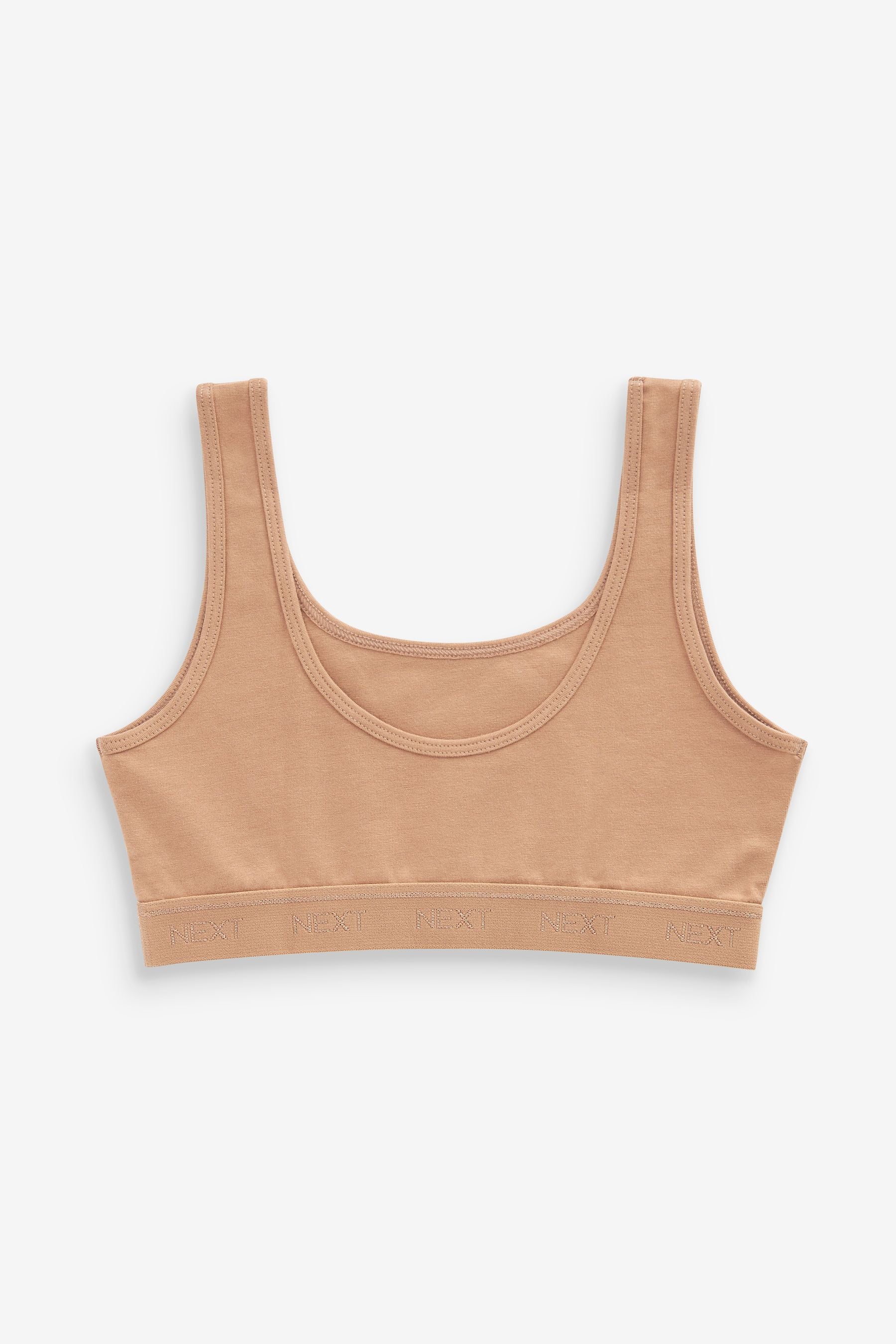 Praline Beige Crop Tops 3 Pack (5-16yrs)