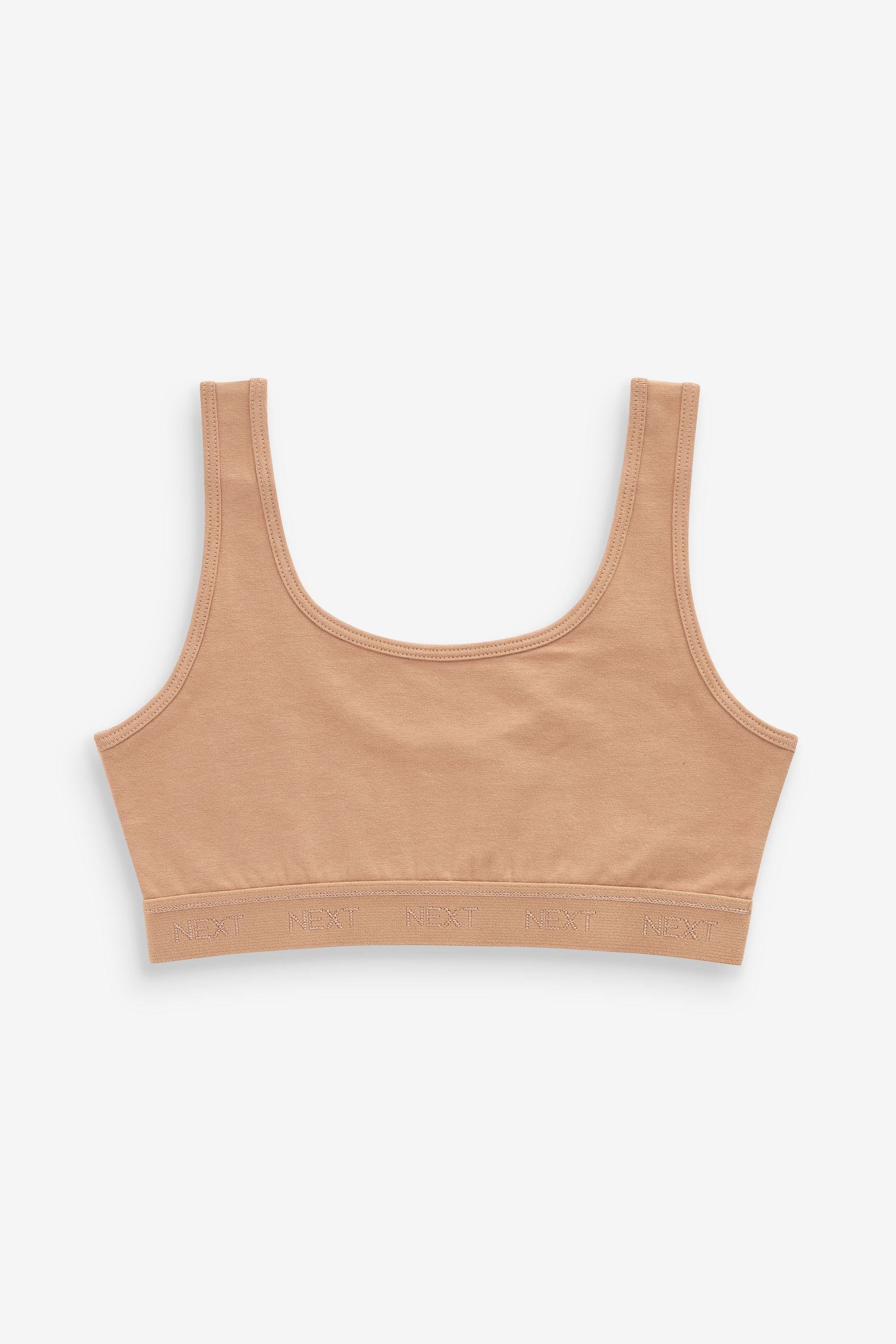 Praline Beige Crop Tops 3 Pack (5-16yrs)