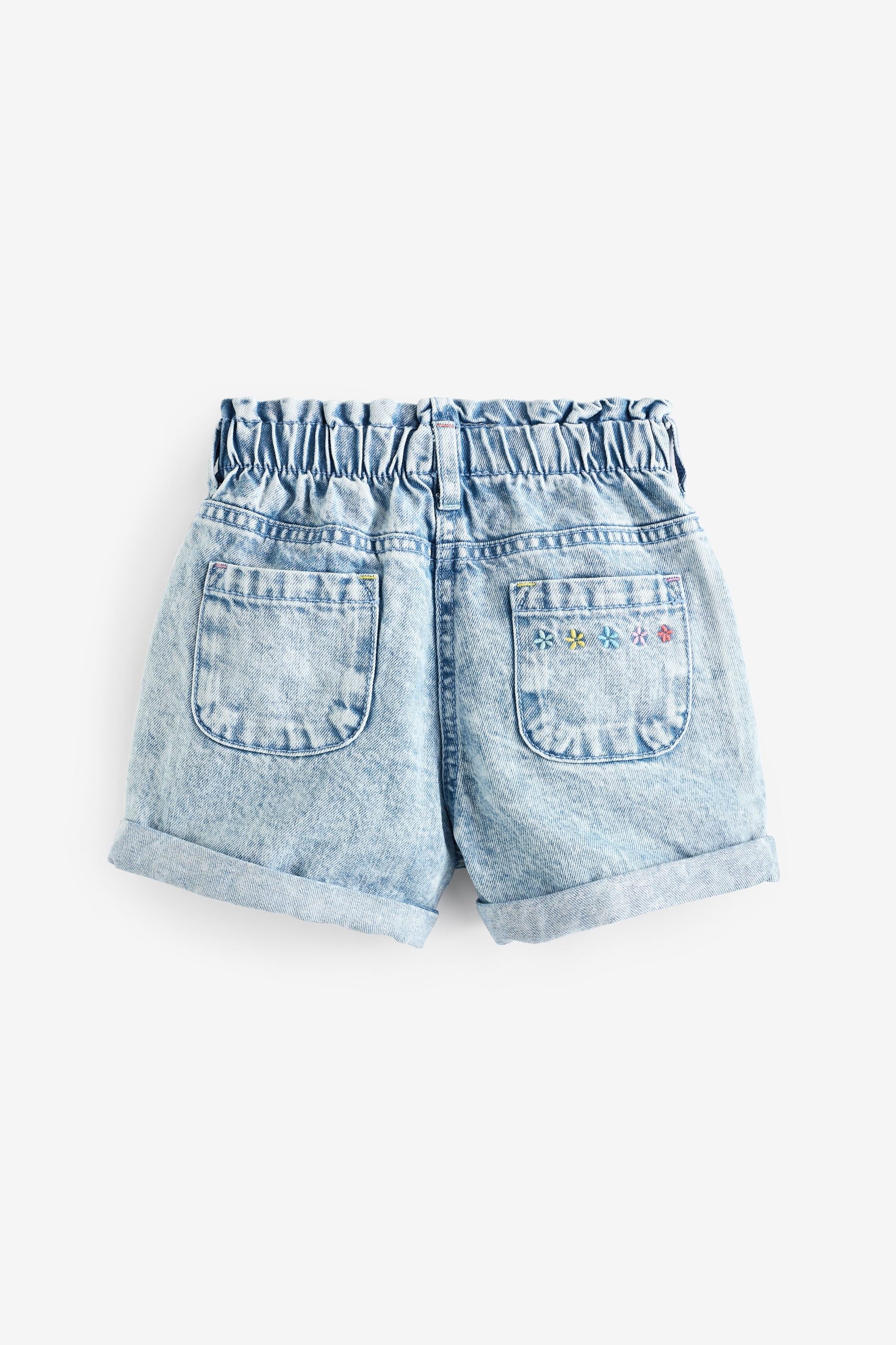 Denim 3D Flower Shorts (3mths-7yrs)