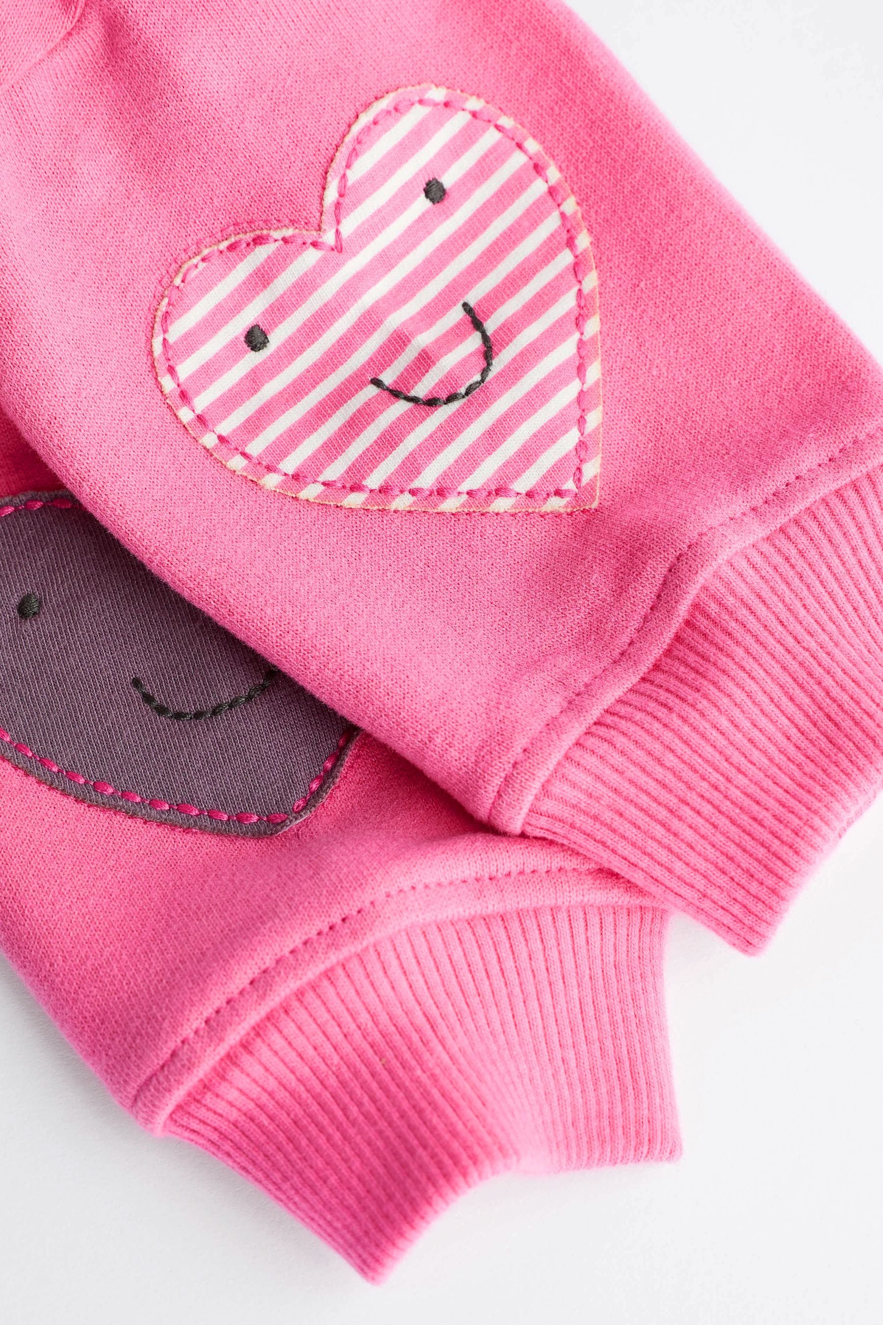 Pink 2pc Baby Sweater & Trousers Set