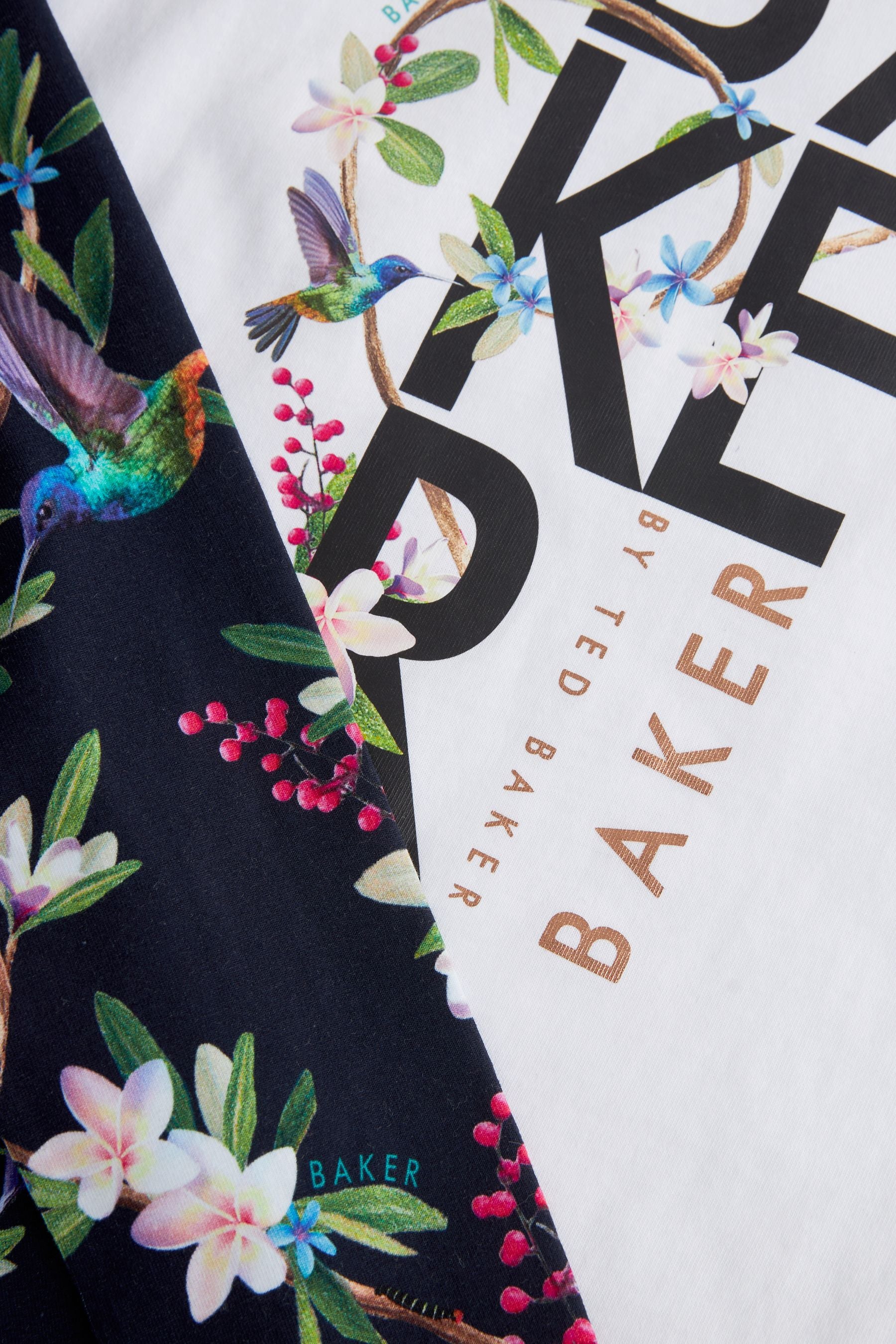 Baker by Ted Baker Navy Graphic T-Shirt and Legging Set