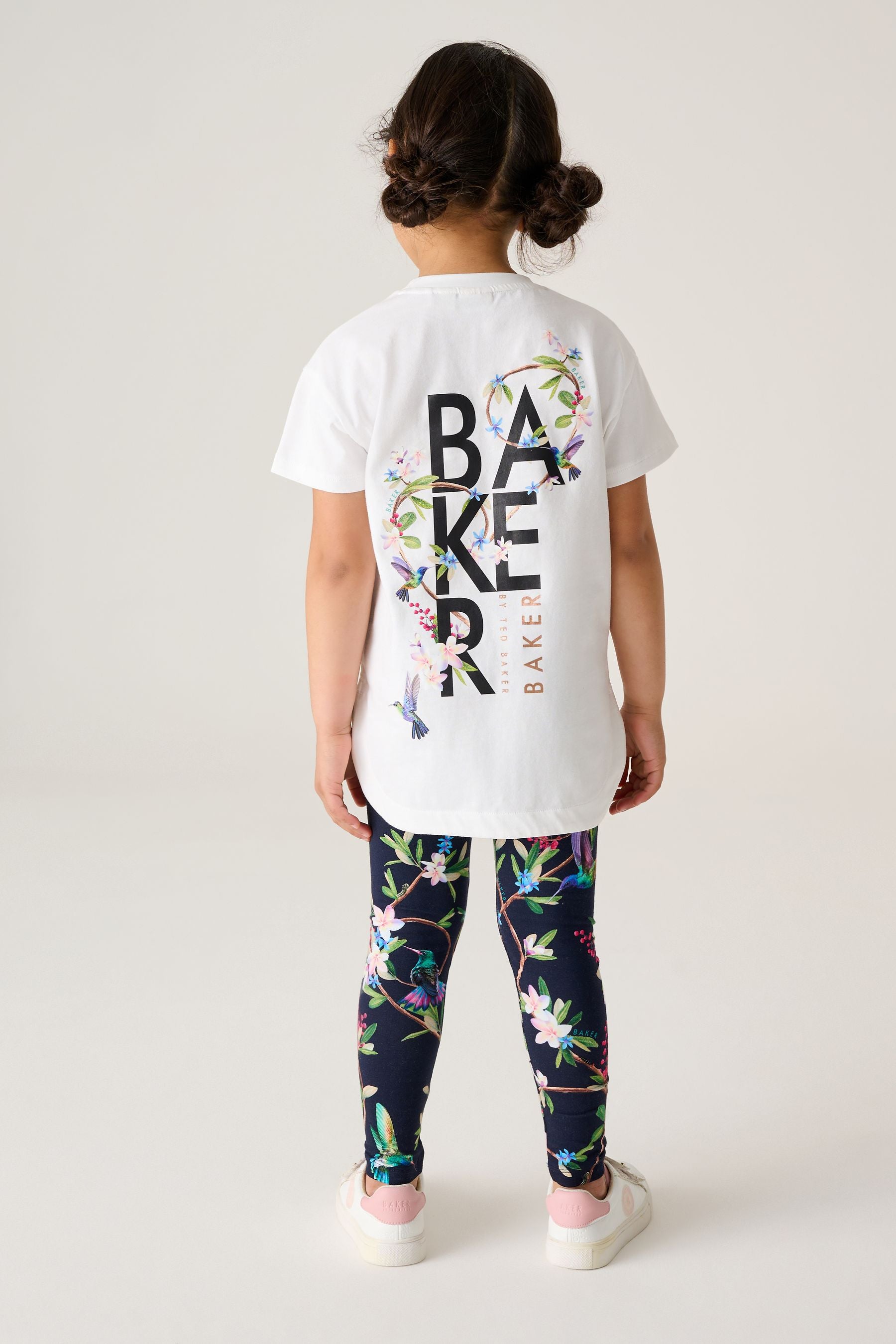 Baker by Ted Baker Navy Graphic T-Shirt and Legging Set