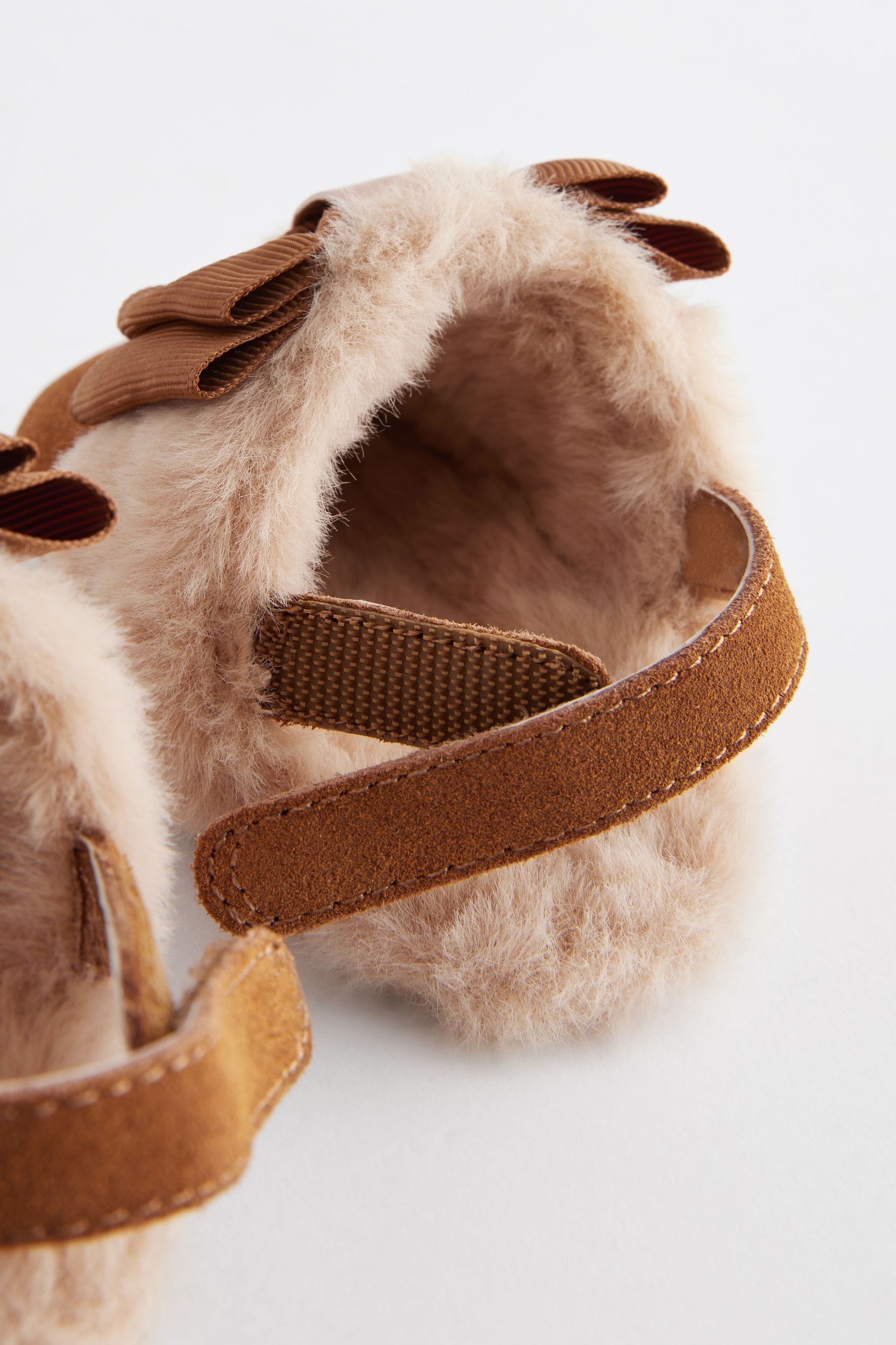 Baker by Ted Baker Baby Girls Faux Fur Padder Mules