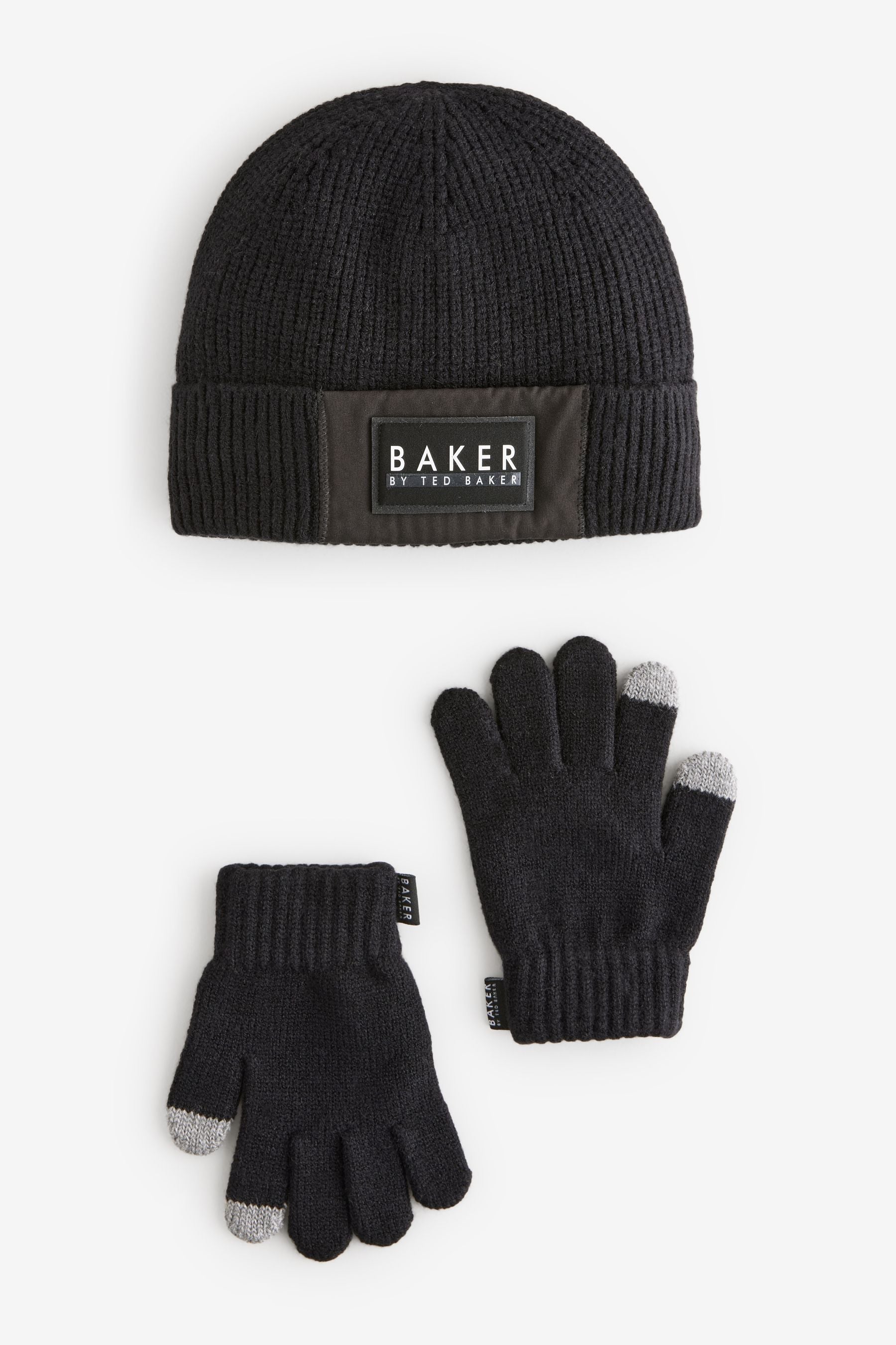 Baker by Ted Baker Boys Beanie and Gloves Set