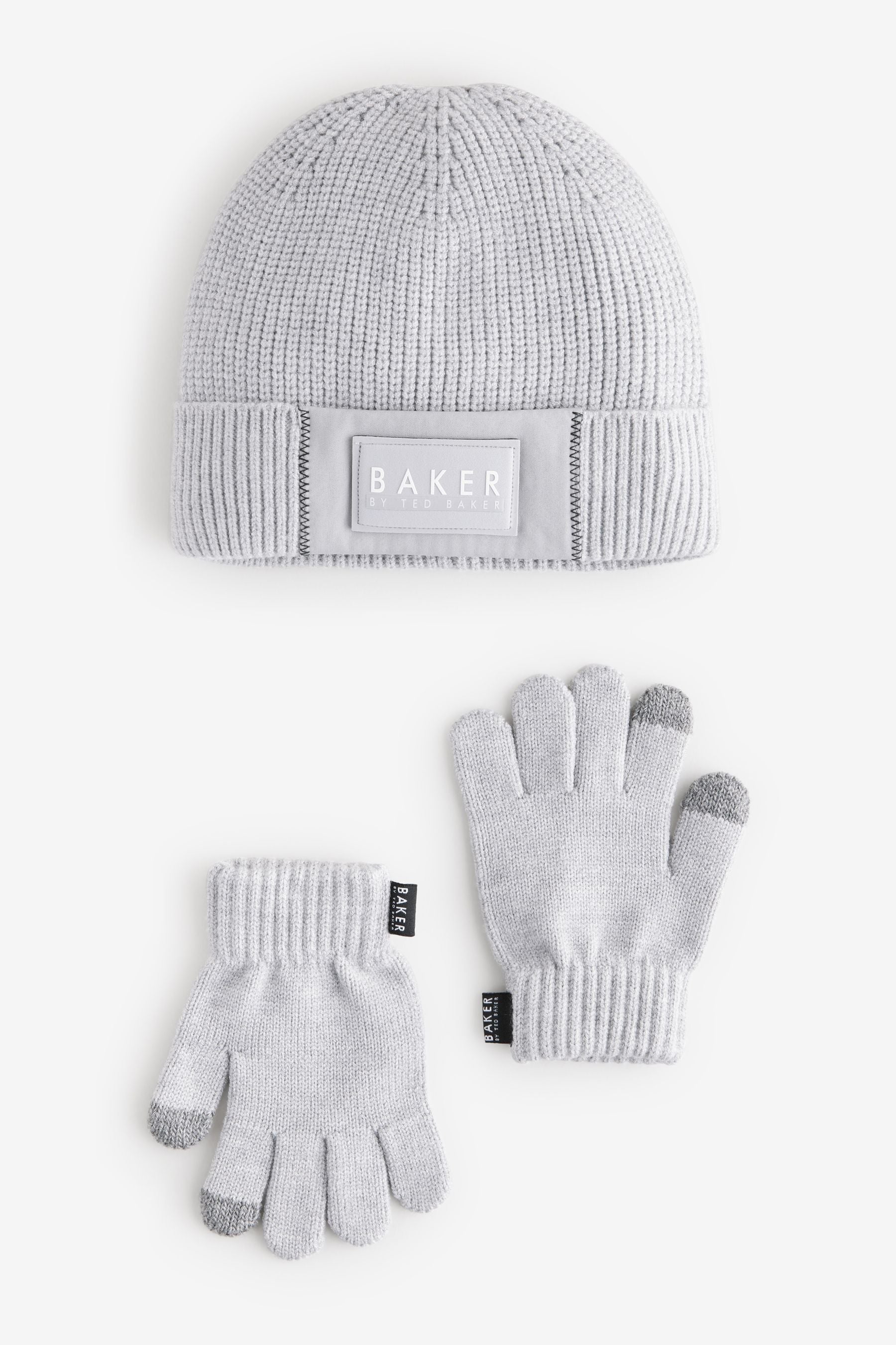 Baker by Ted Baker Boys Beanie and Gloves Set