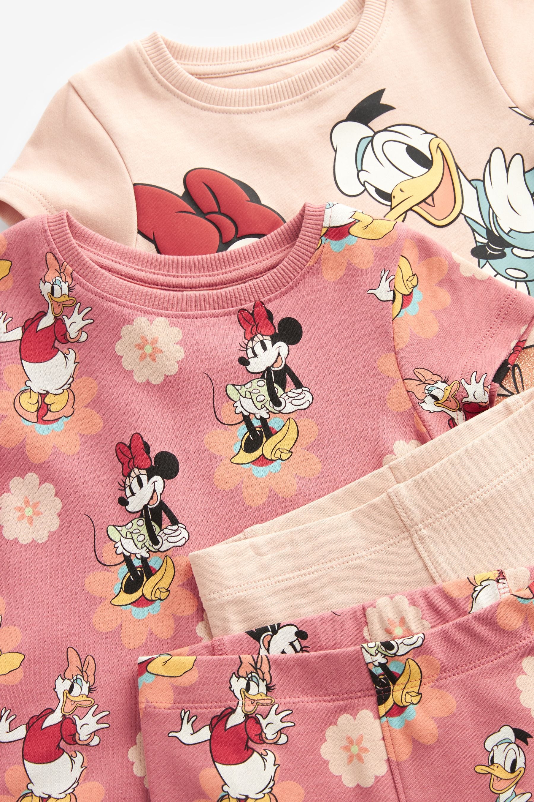 Pink/ Rust Minnie Mouse License Pyjamas 2 Pack (9mths-10yrs)