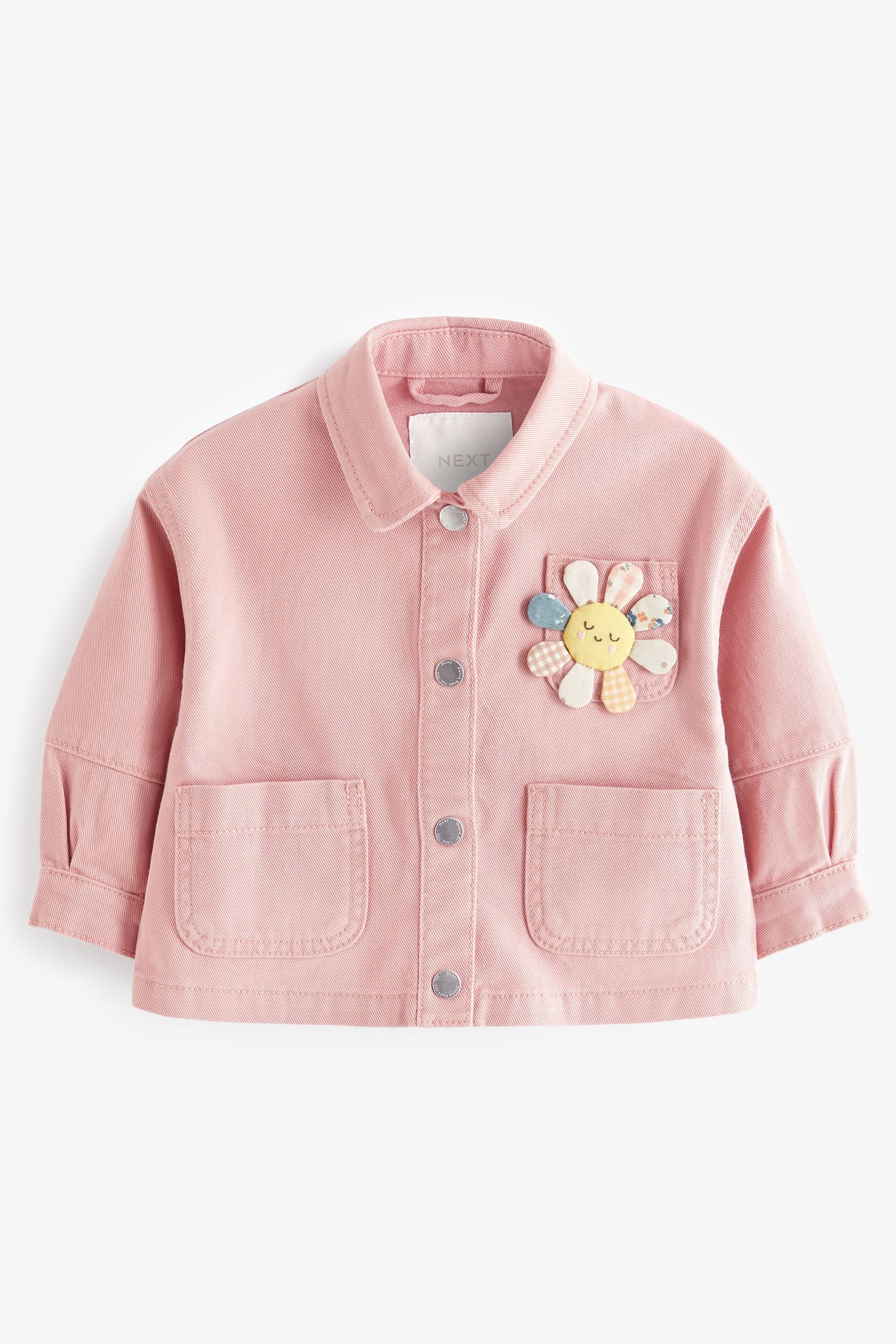 Pink Character Volume Sleeve Jacket (3mths-7yrs)