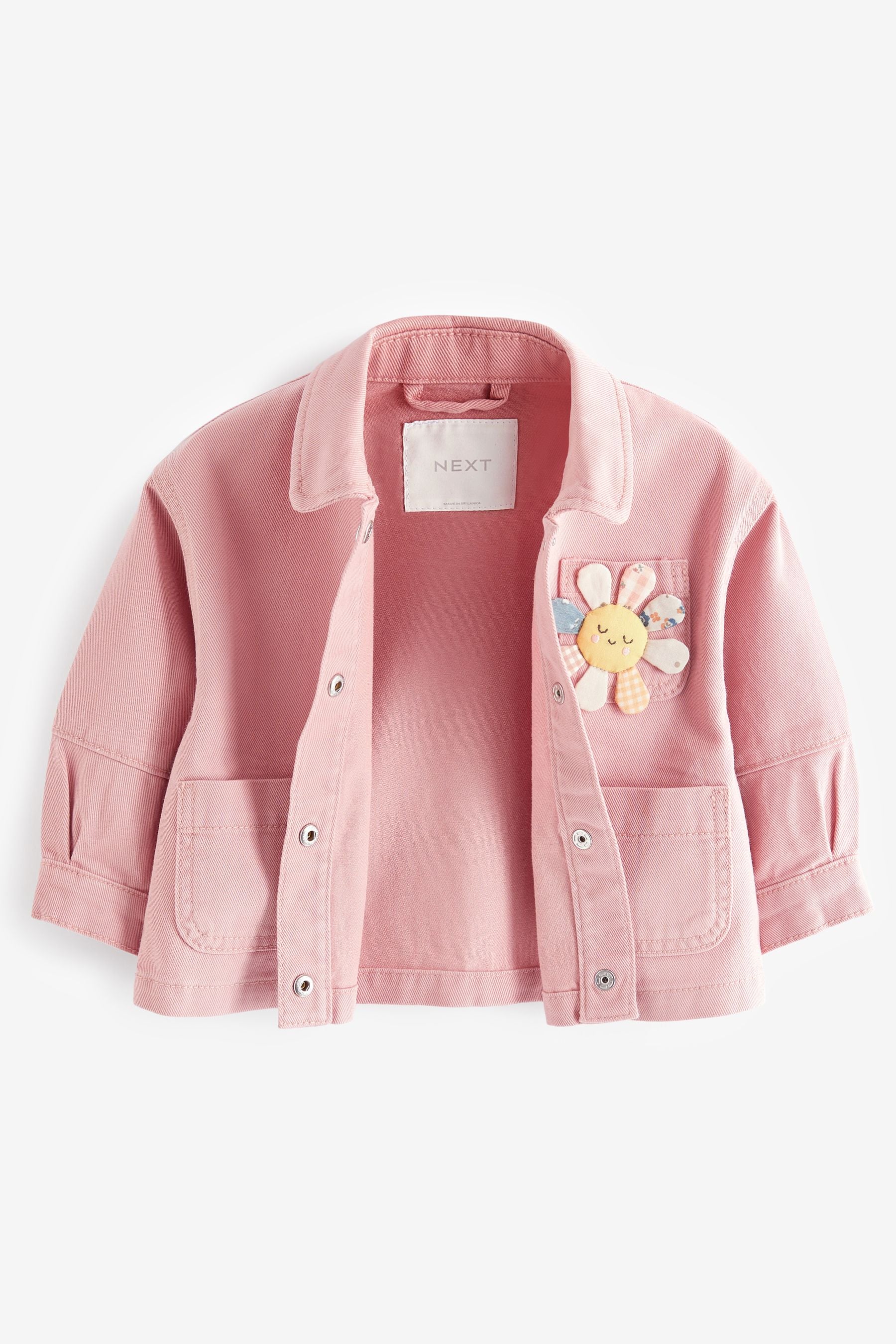 Pink Character Volume Sleeve Jacket (3mths-7yrs)