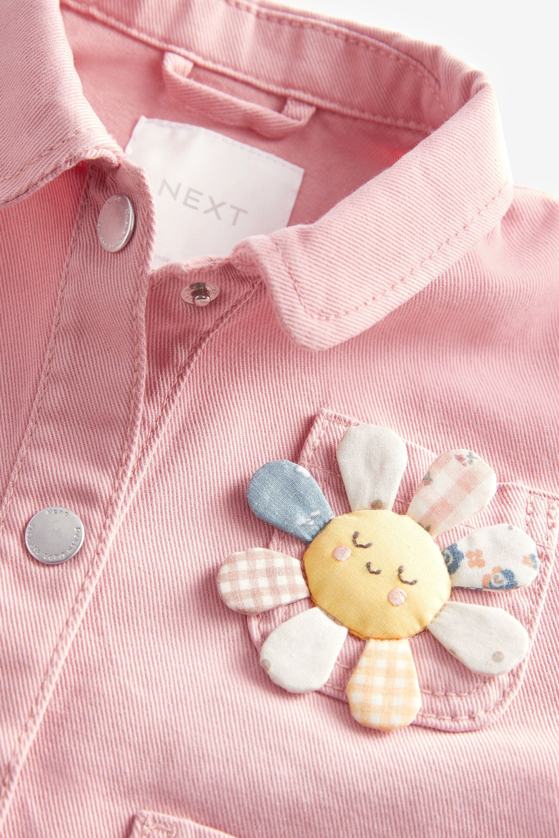 Pink Character Volume Sleeve Jacket (3mths-7yrs)