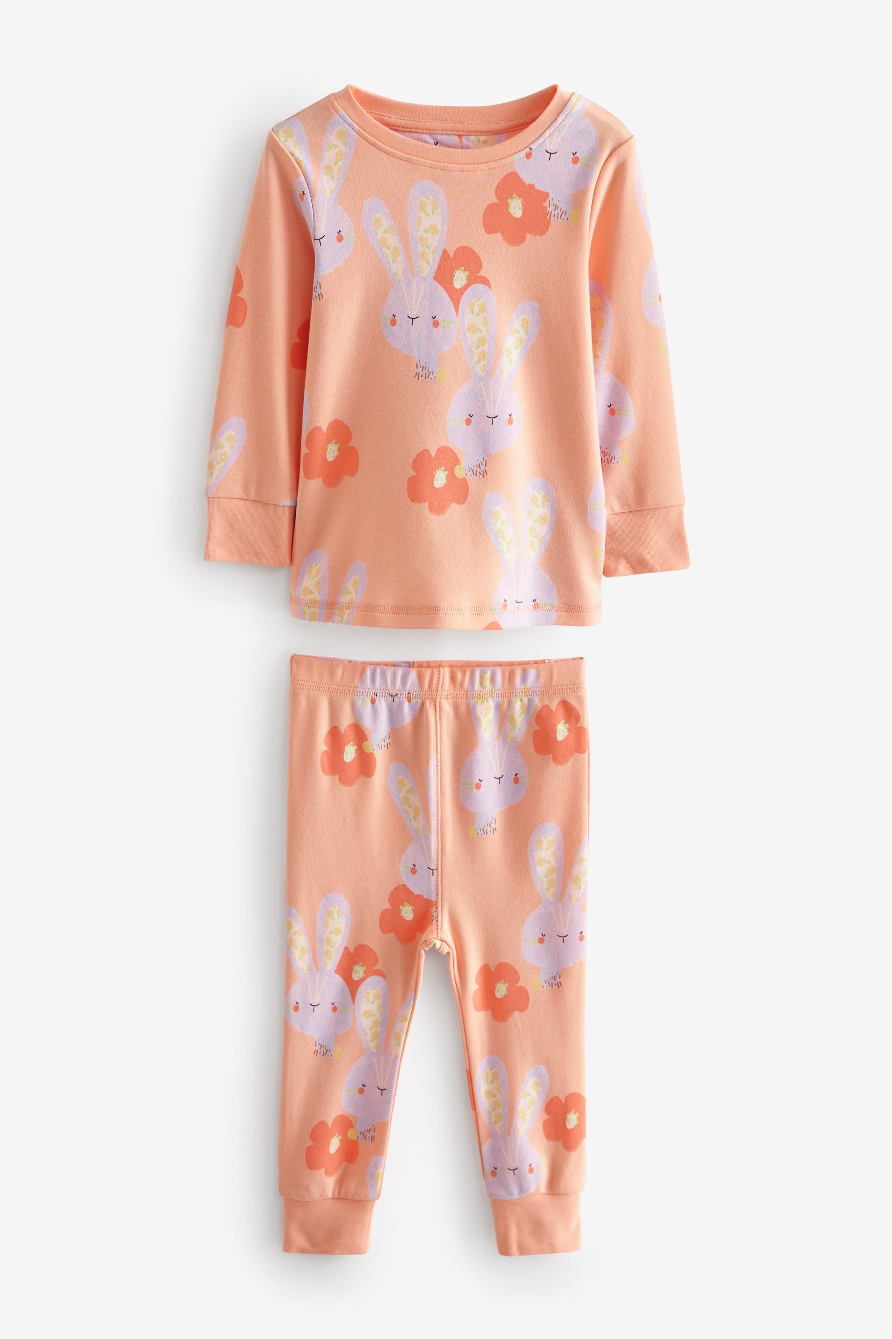 Orange/ Green/ Purple Unicorn Pyjamas 3 Pack (9mths-8yrs)