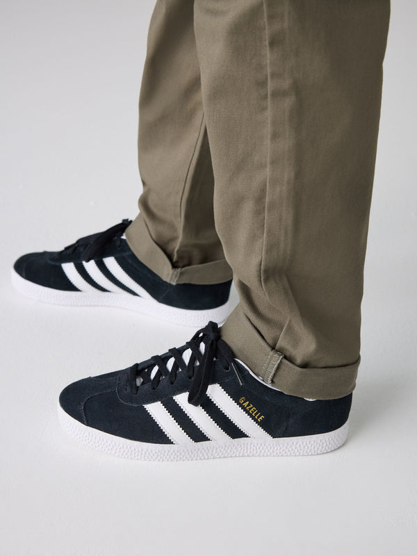 adidas Originals Black/White Junior Gazelle Trainers