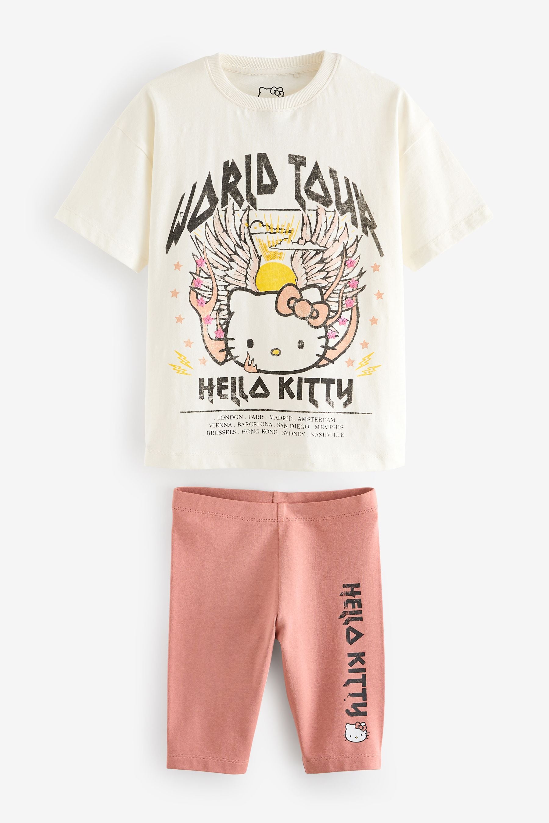 White Hello Kitty Short Pyjamas 1 Pack (3-14yrs)