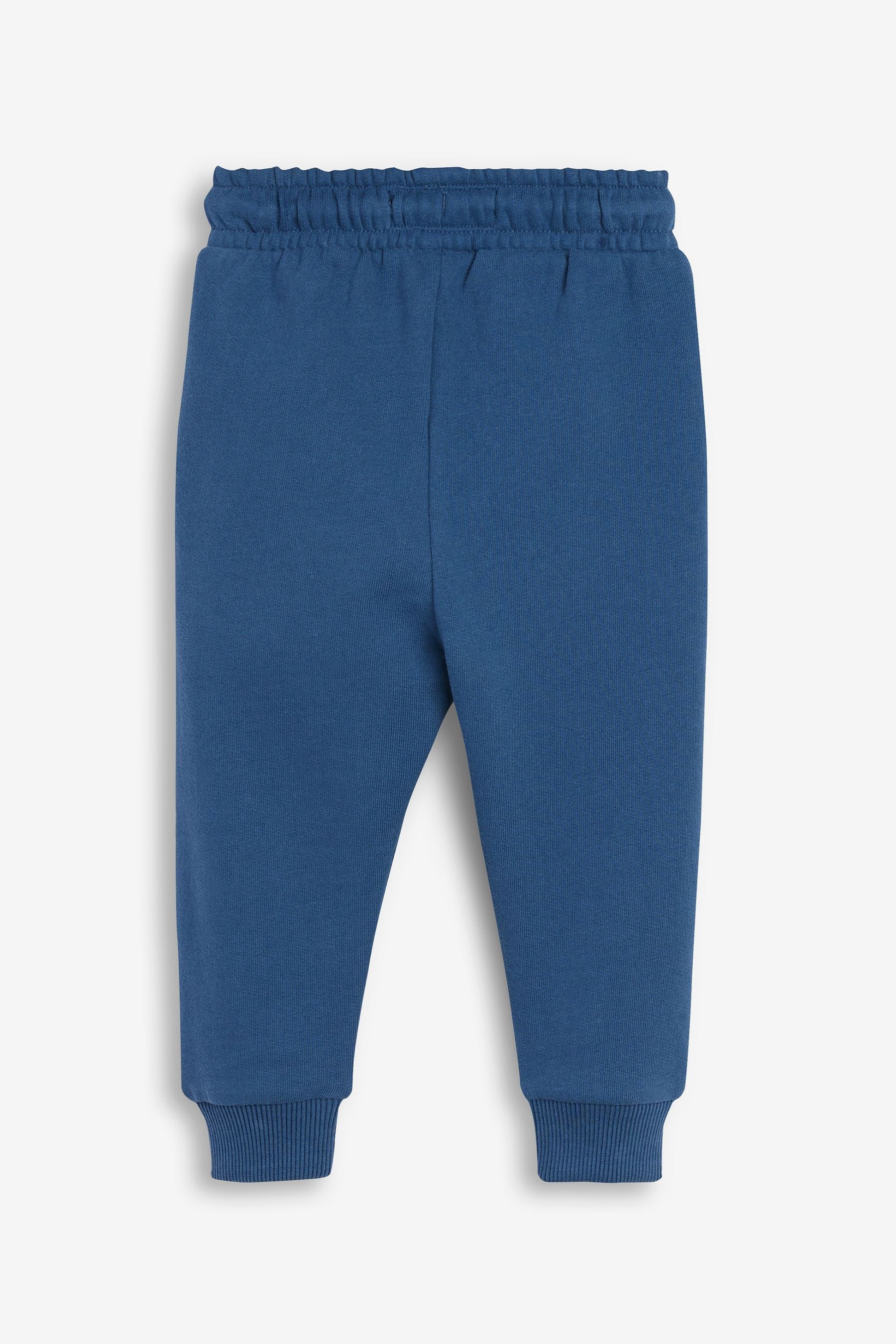 Blue Soft Touch Jersey Joggers (6mths-7yrs)