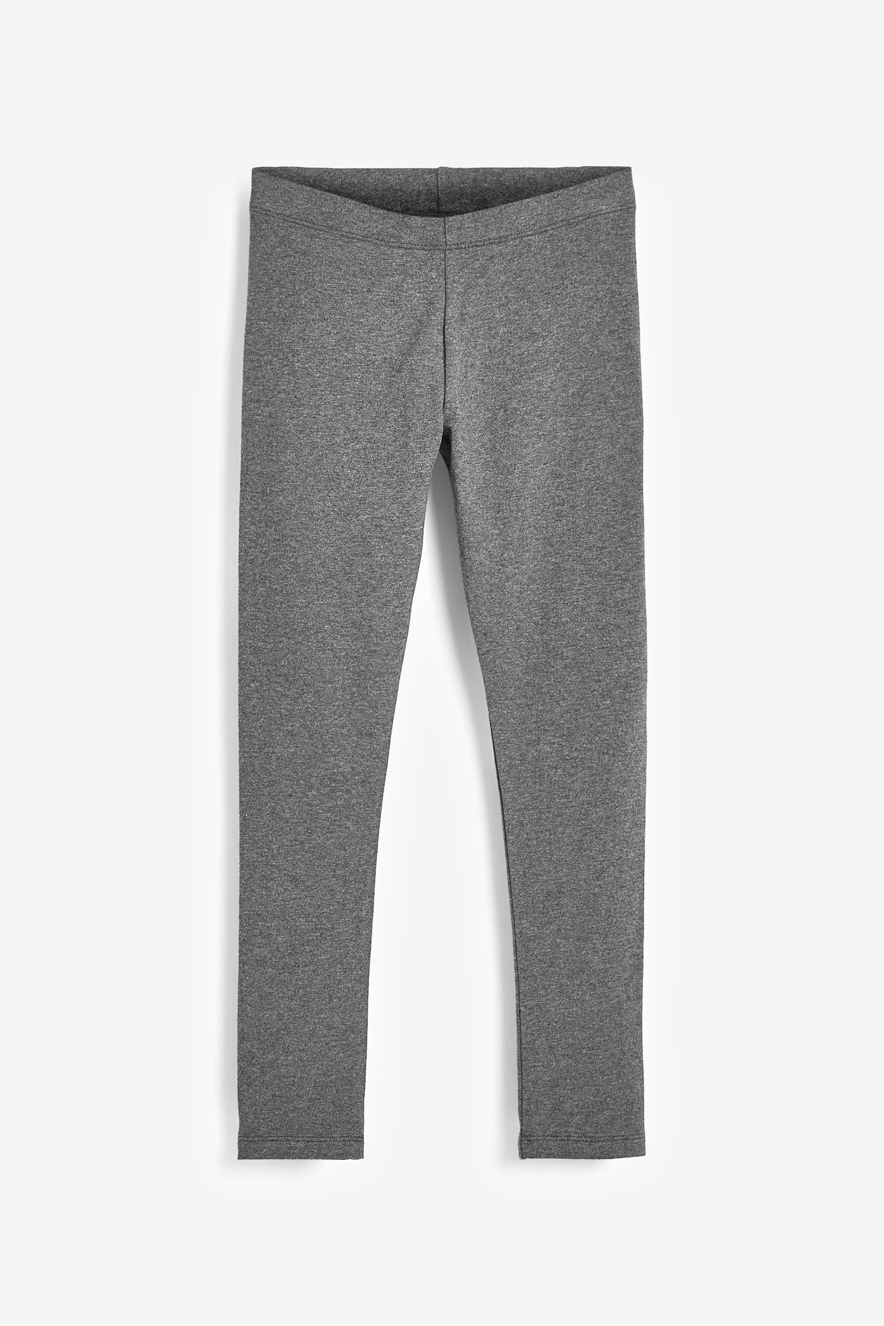 Charcoal Grey Long Length Leggings (3-16yrs)