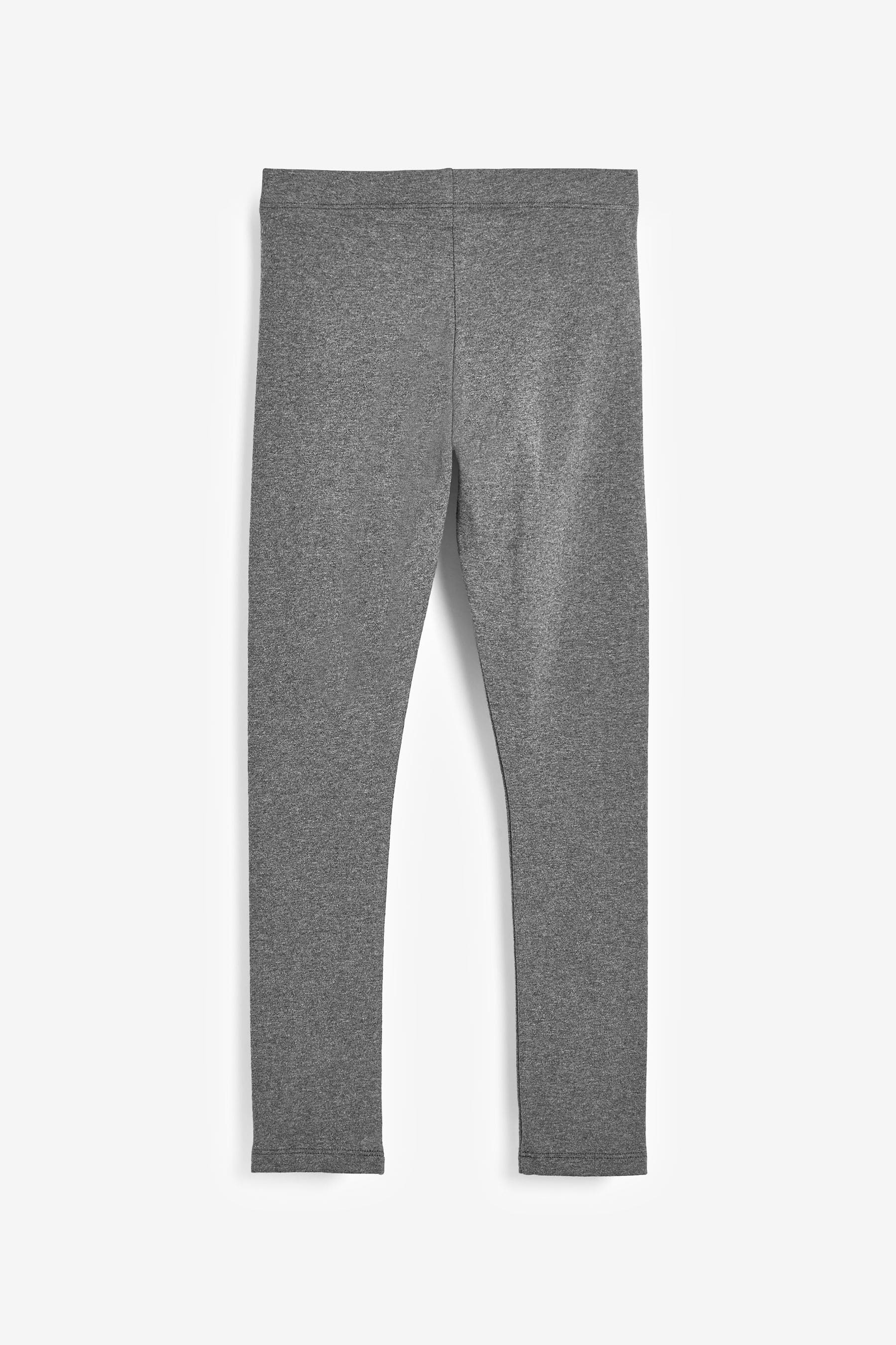 Charcoal Grey Long Length Leggings (3-16yrs)