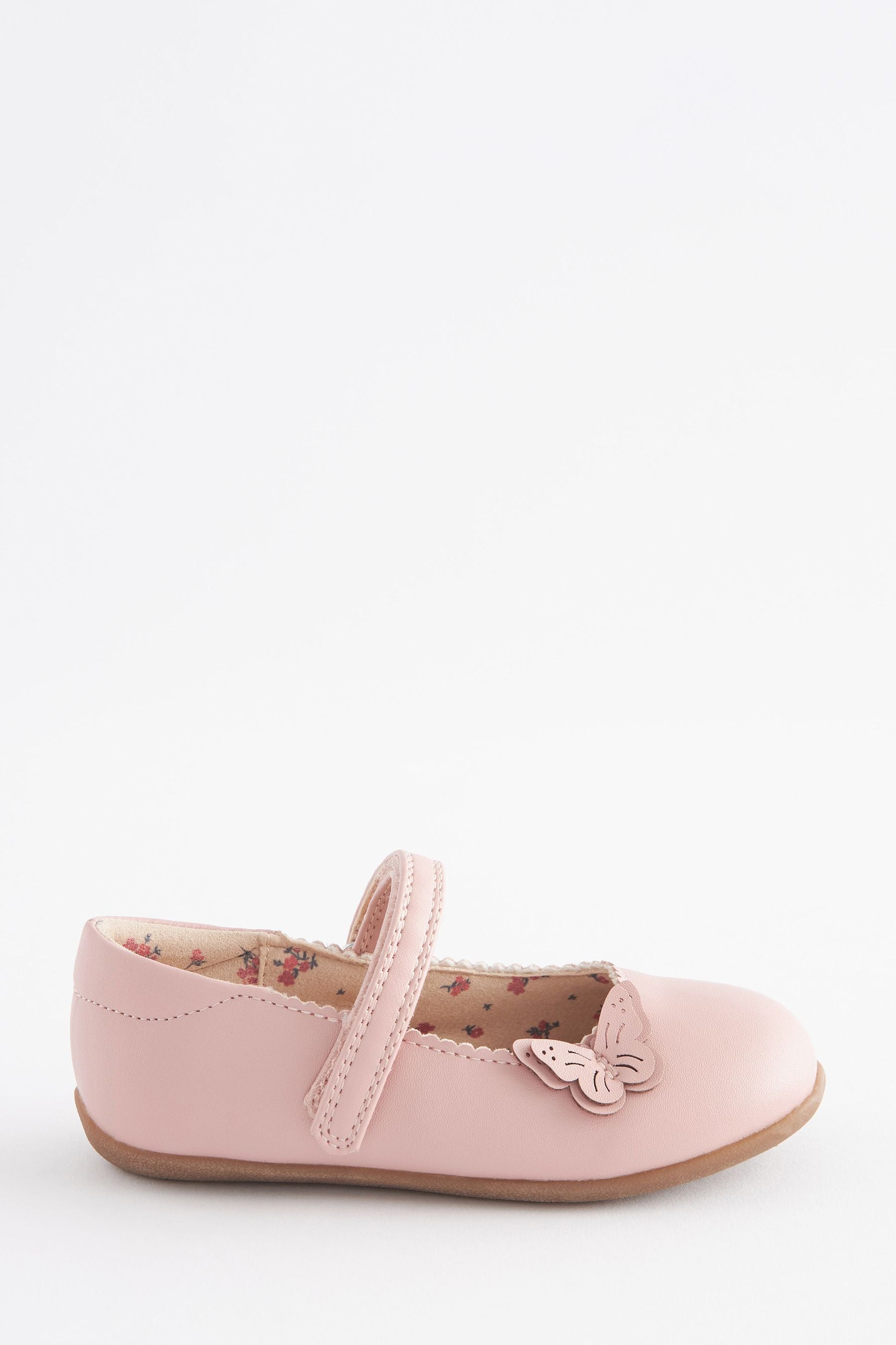 Pink Butterfly Mary Jane Shoes