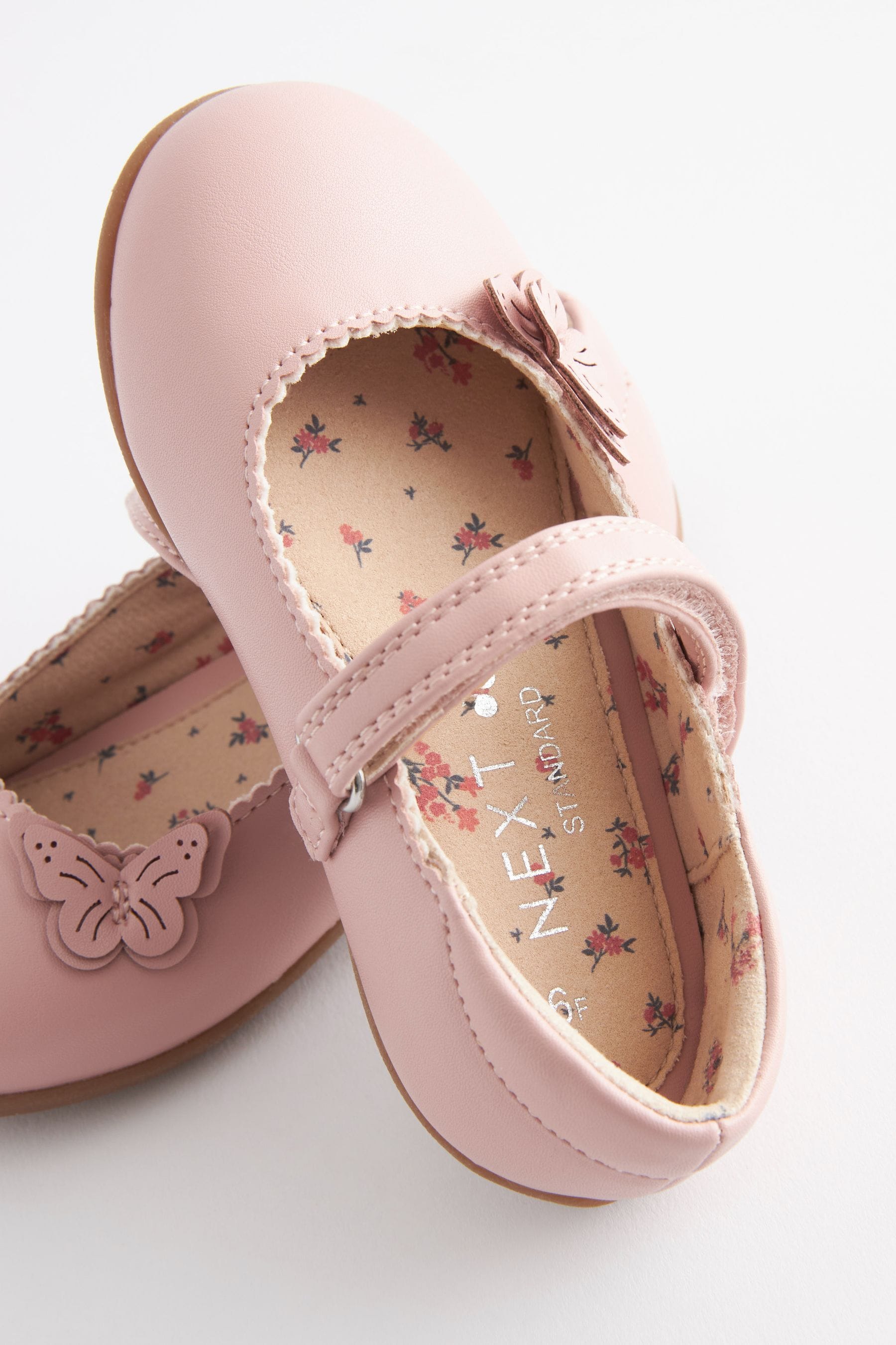 Pink Butterfly Mary Jane Shoes