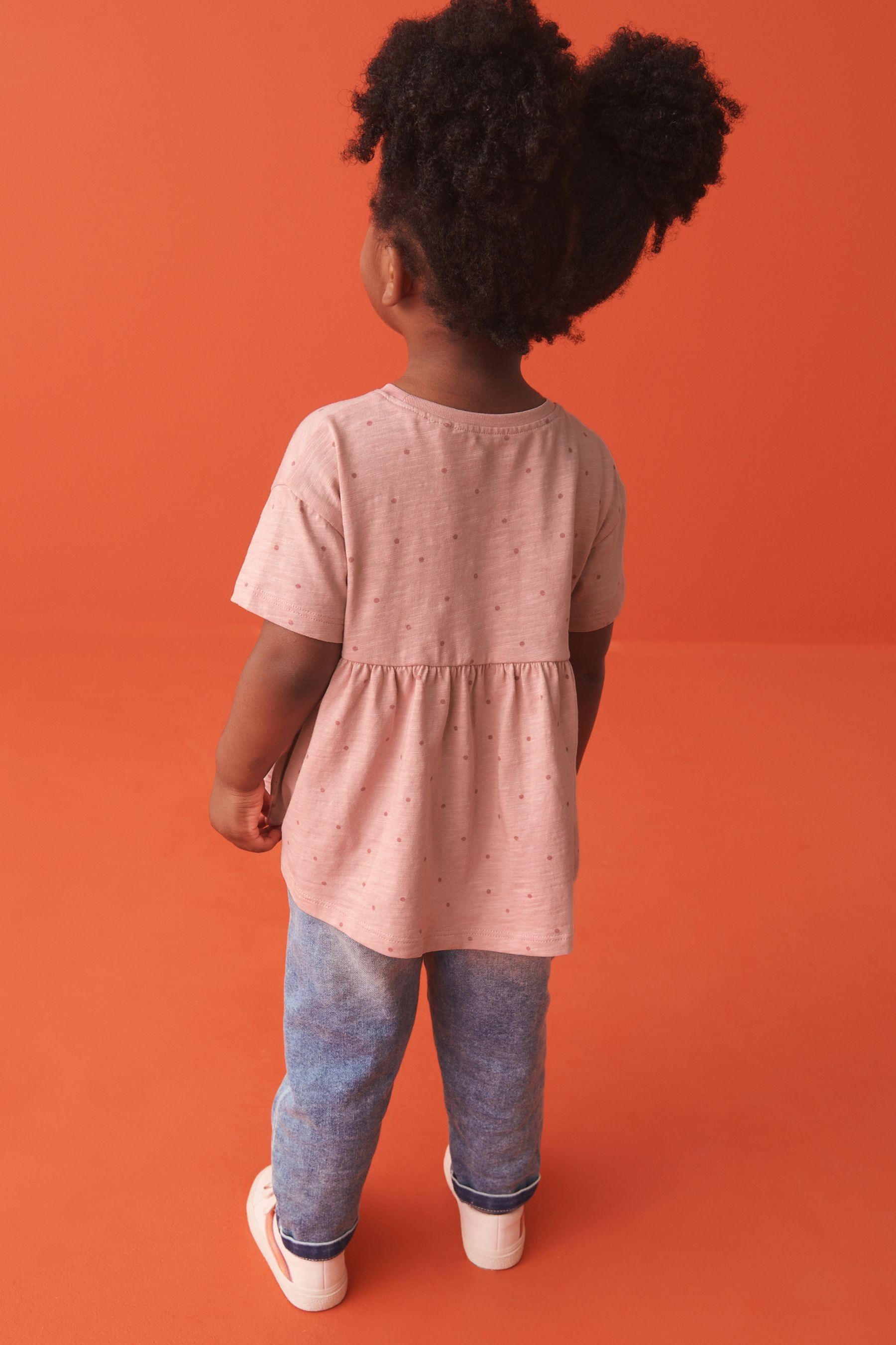 Pink Spot 100% Cotton Short Sleeve Empire T-Shirt (3mths-7yrs)