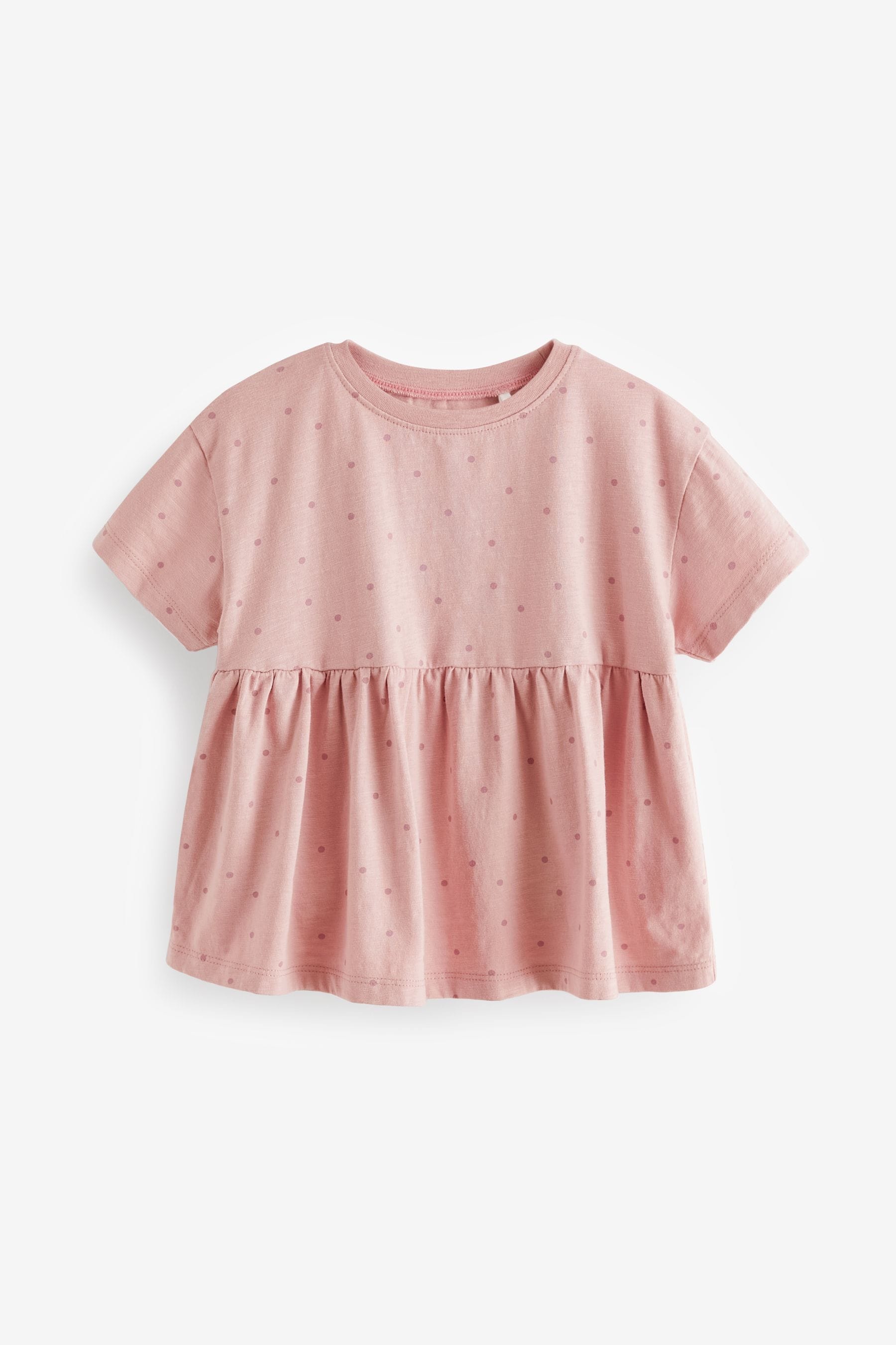 Pink Spot 100% Cotton Short Sleeve Empire T-Shirt (3mths-7yrs)