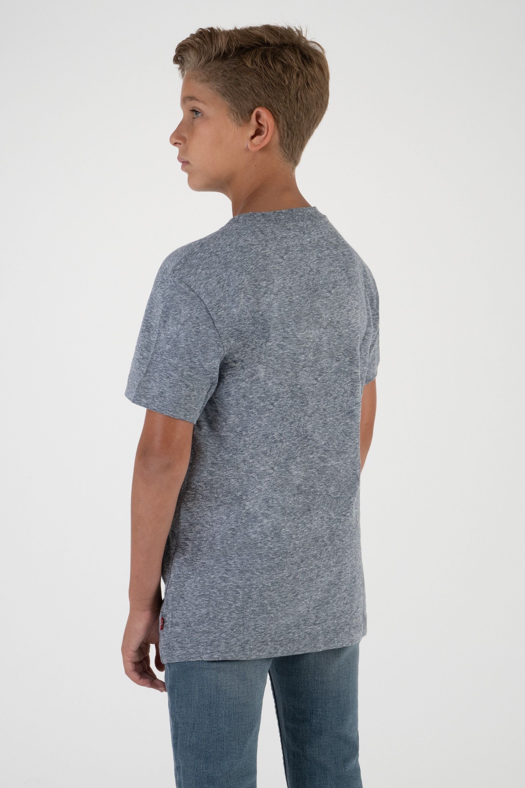 Levi's® Grey Sports Logo 100% Cotton T-Shirt