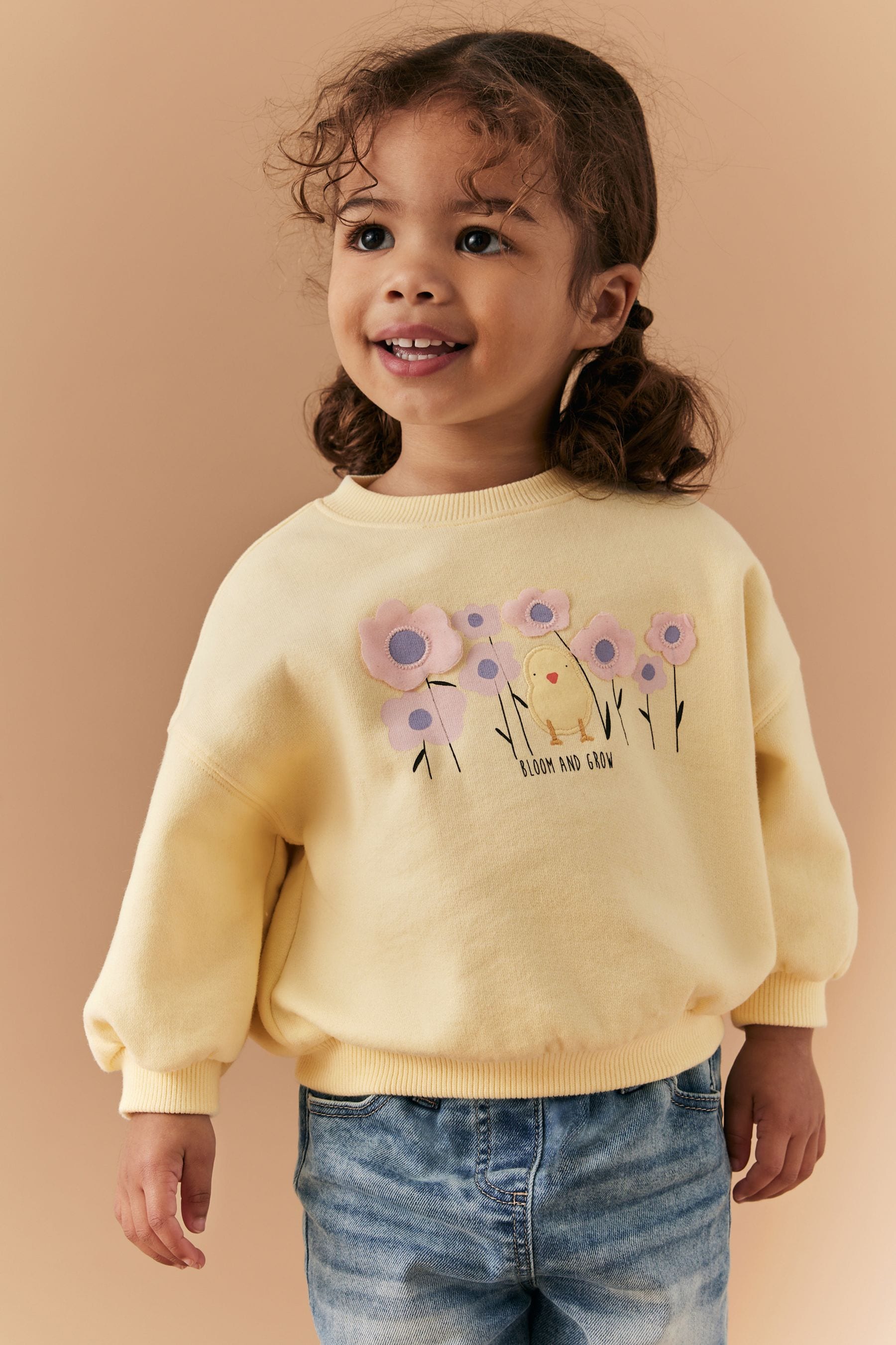 Yellow Easter Sweatshirt (3mths-7yrs)