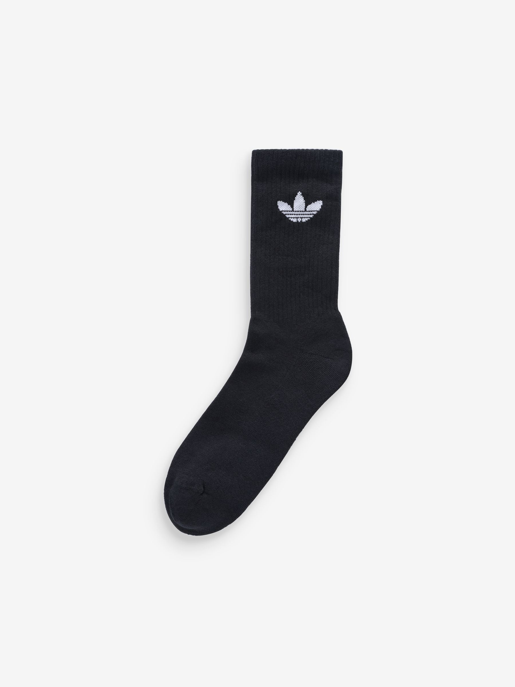 adidas original Black Trefoil Crew Socks 3 Pack