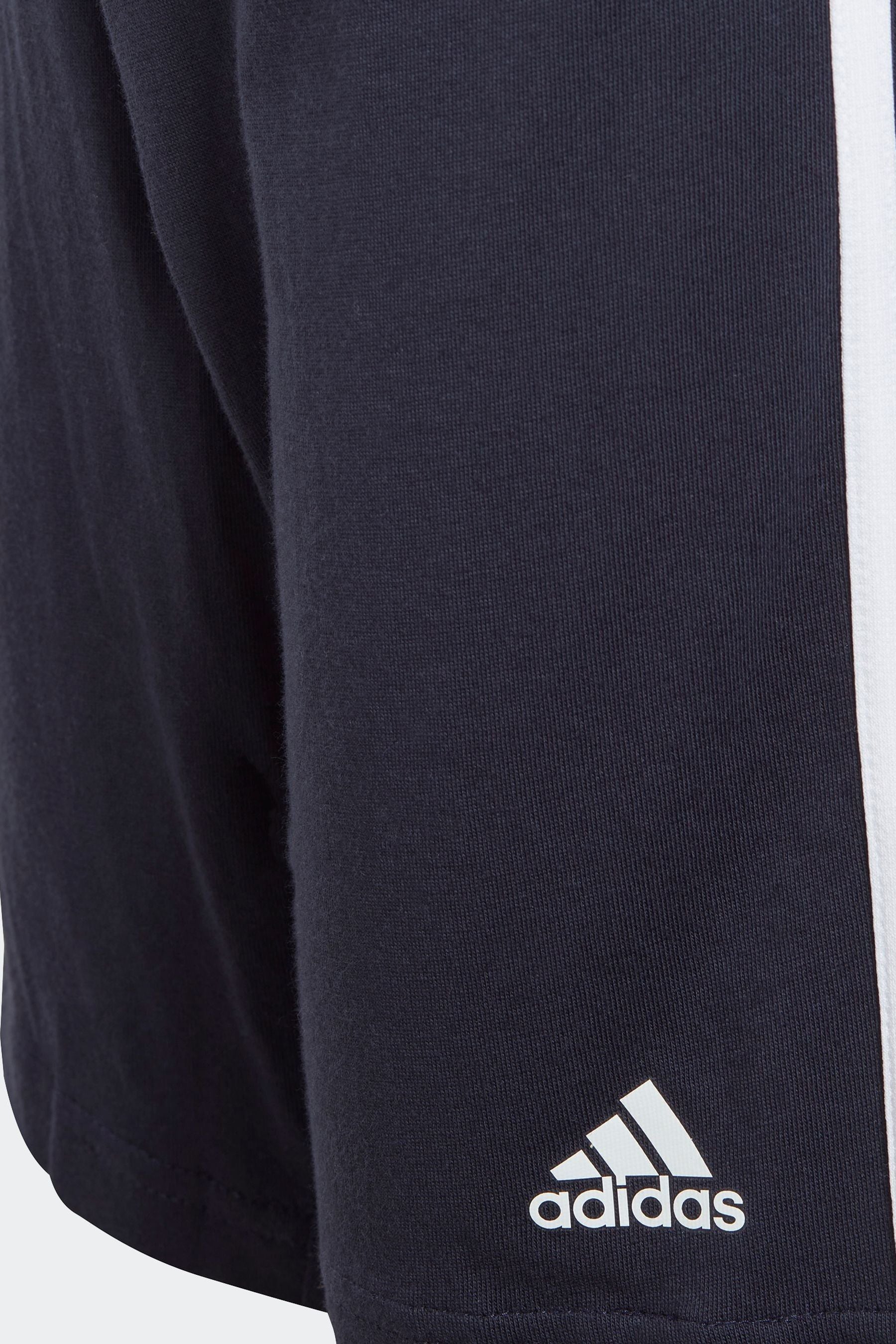 adidas Blue Kids Essentials 100% Cotton Top and Shorts Set