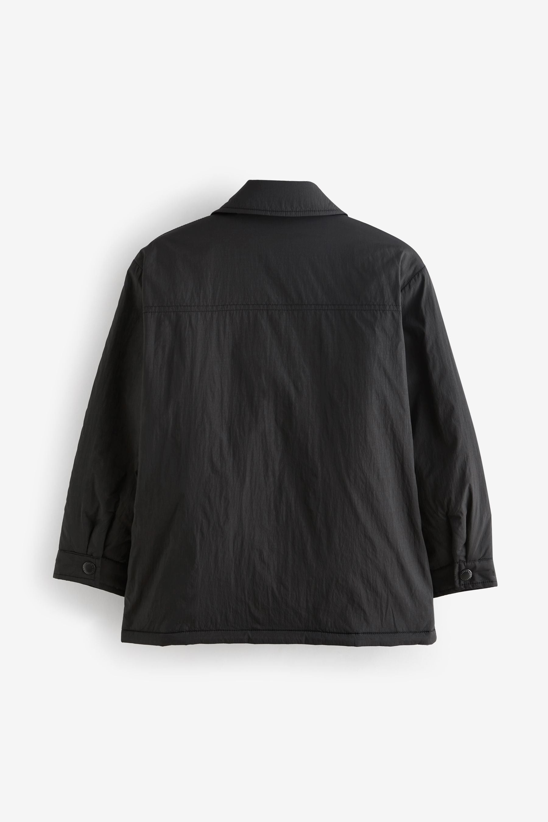 Black Nylon Shacket (3-16yrs)