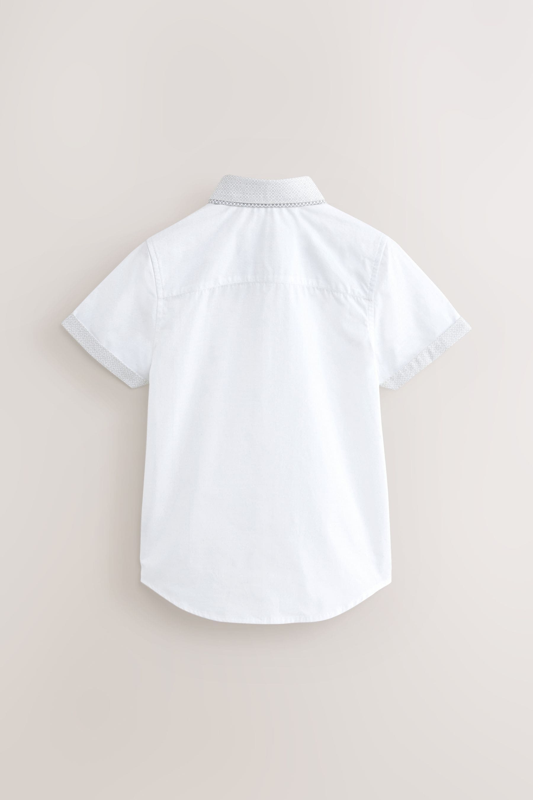 White Short Sleeve Smart Shirt (3-16yrs)