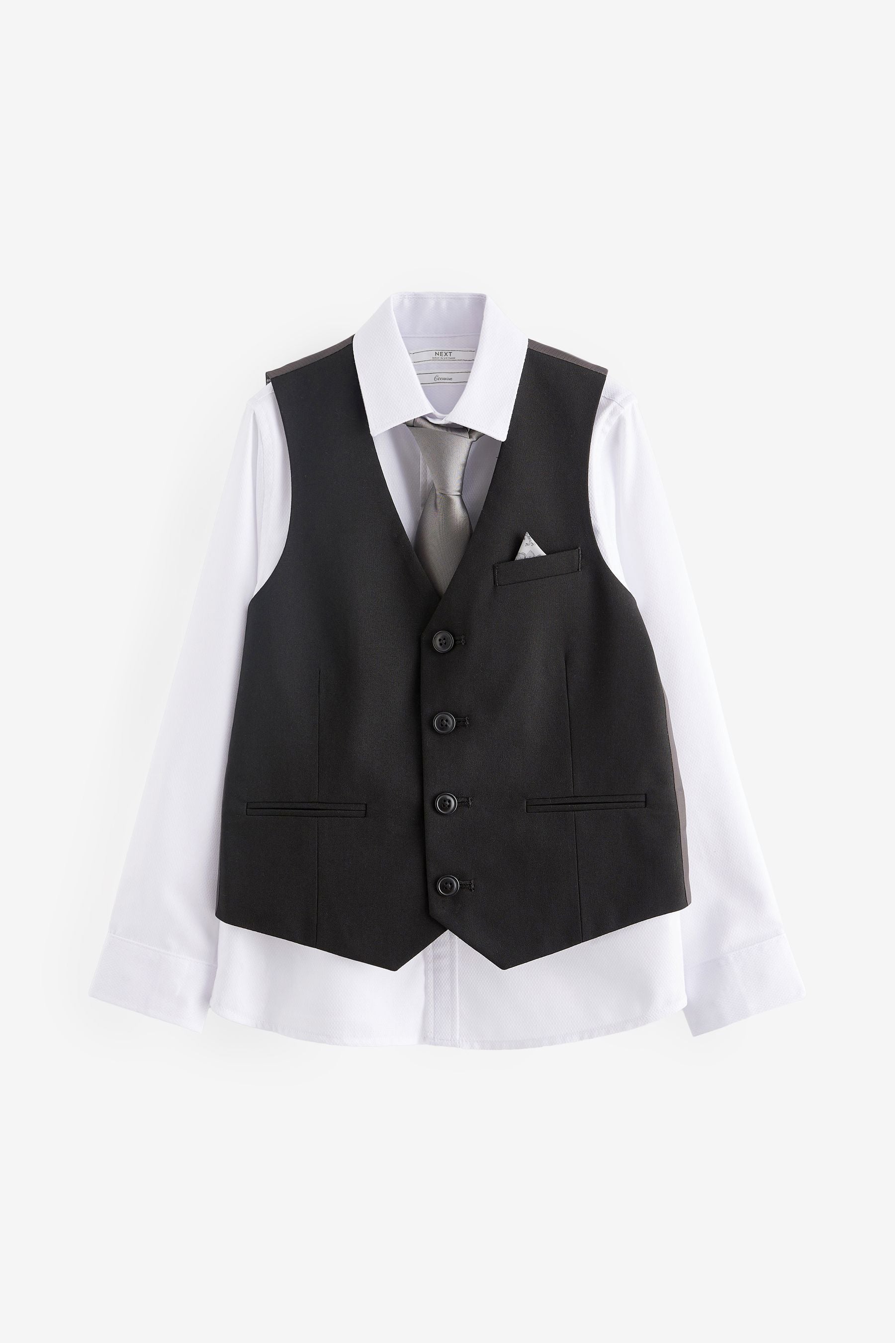 Black Waistcoat Set (12mths-16yrs)