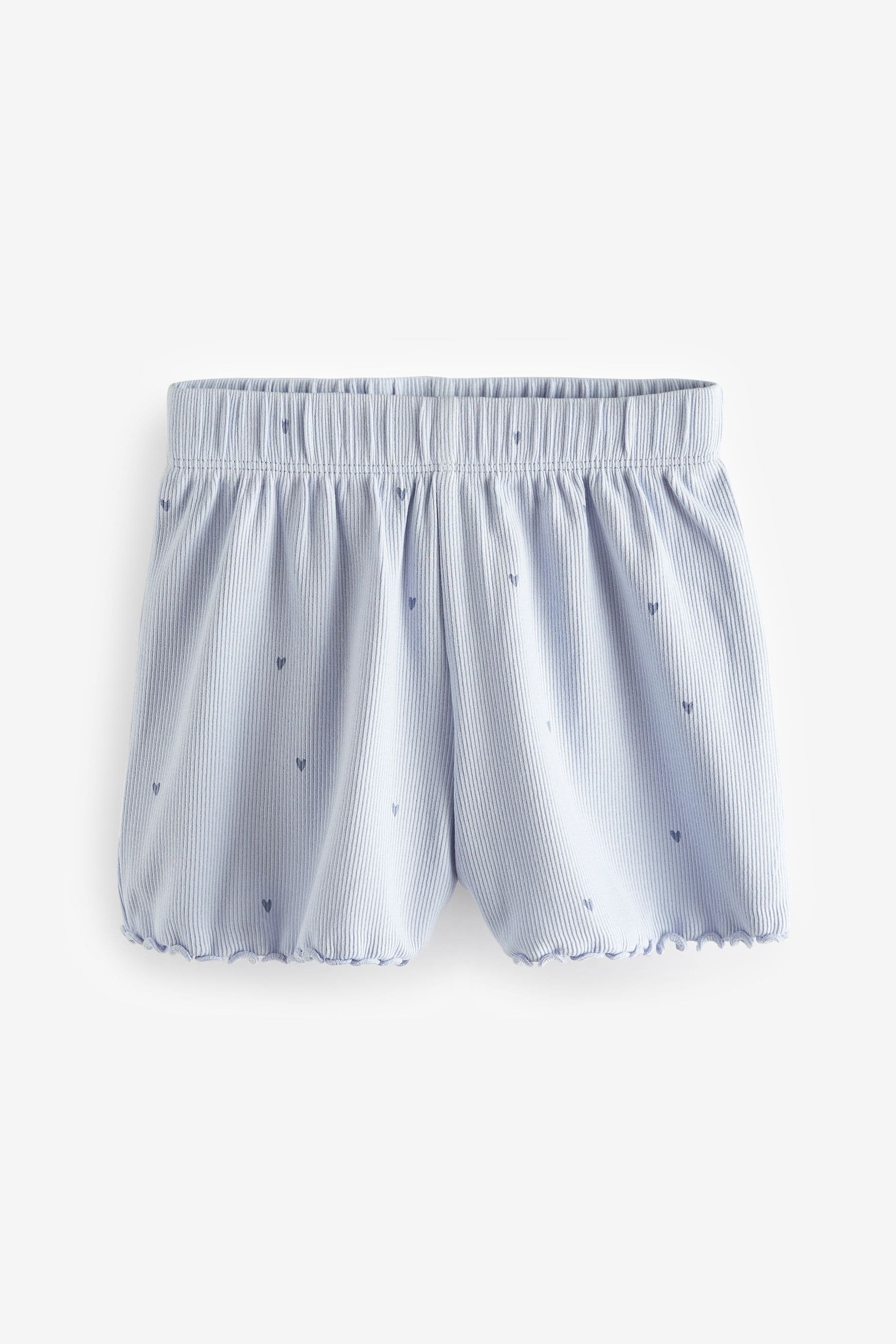 Blue Rib Shorts 5 Pack (3mths-7yrs)