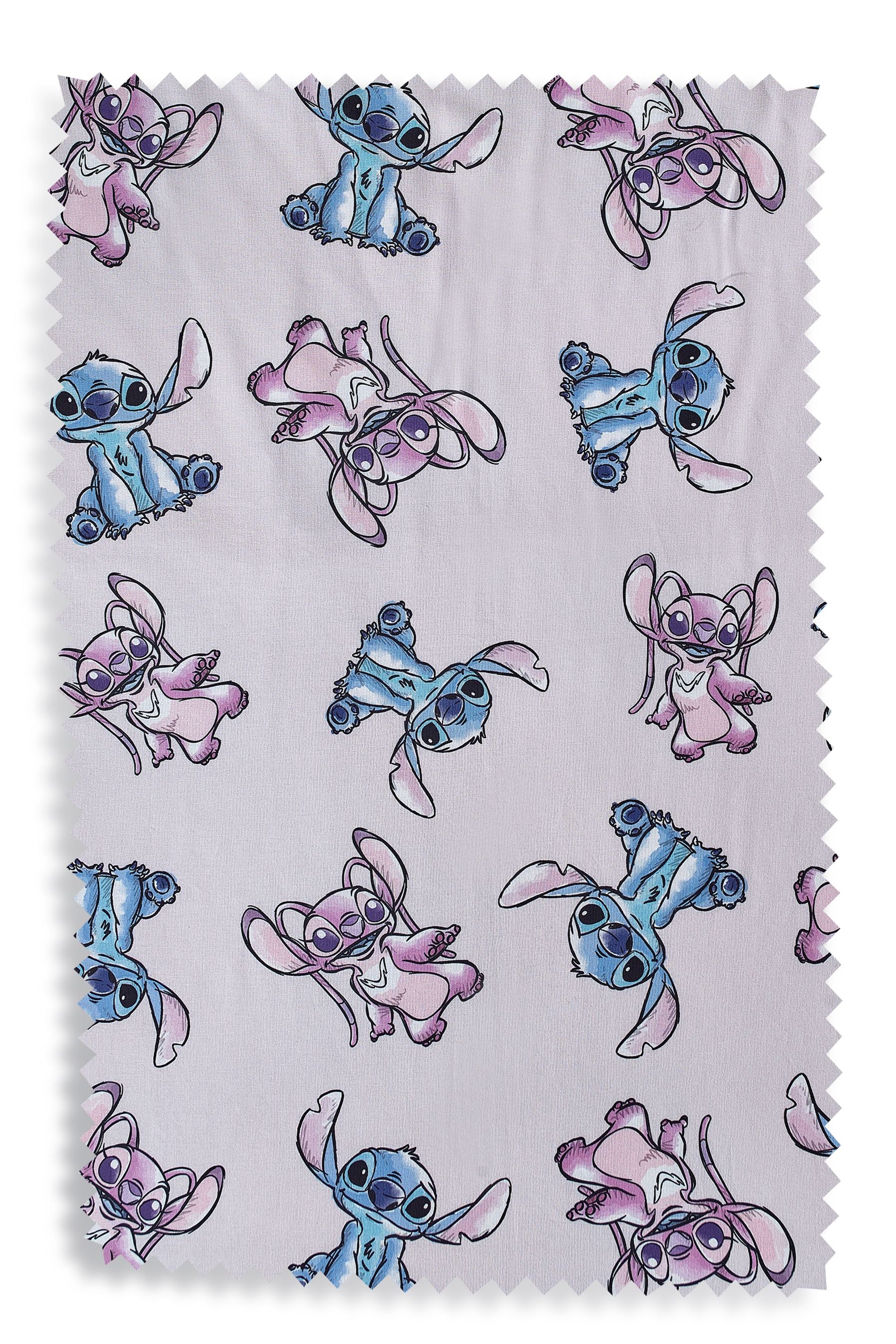 Lilo & Stitch Purple Reversible 100% Cotton Duvet Cover and Pillowcase Set