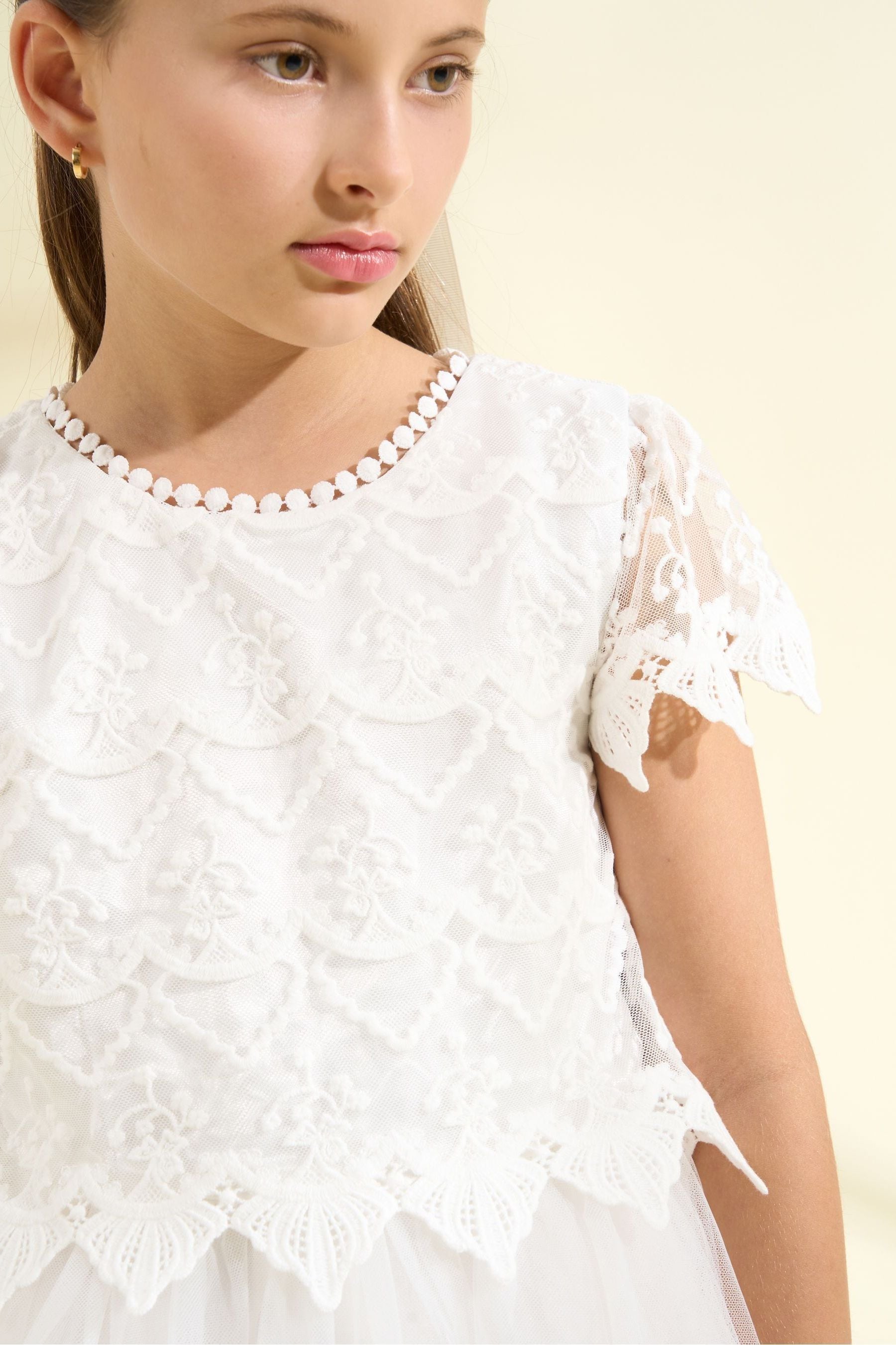 Angel & Rocket White Lucy Lace Dress