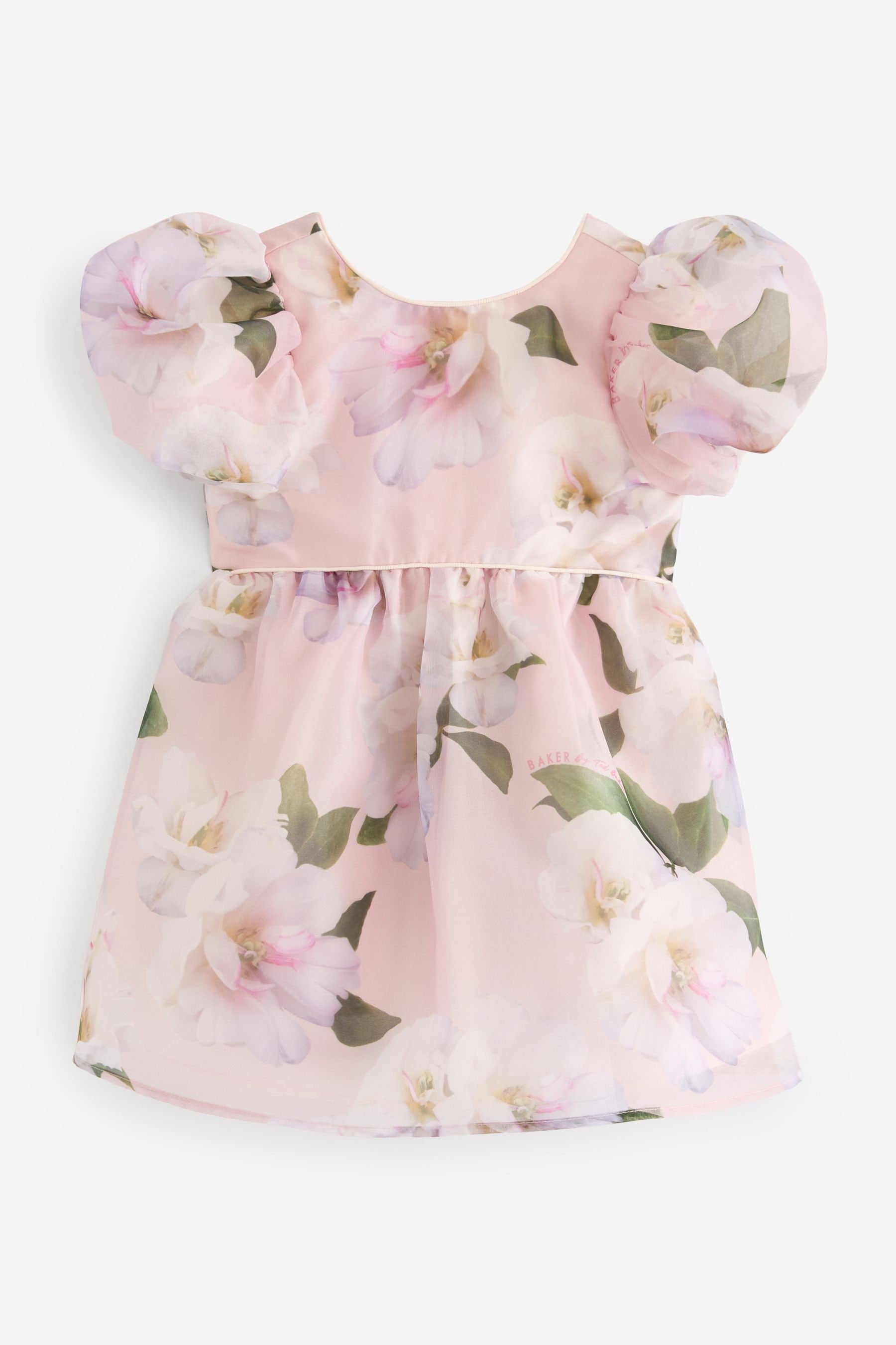 Pink Baker by Ted Baker Pink Floral Organza Dress