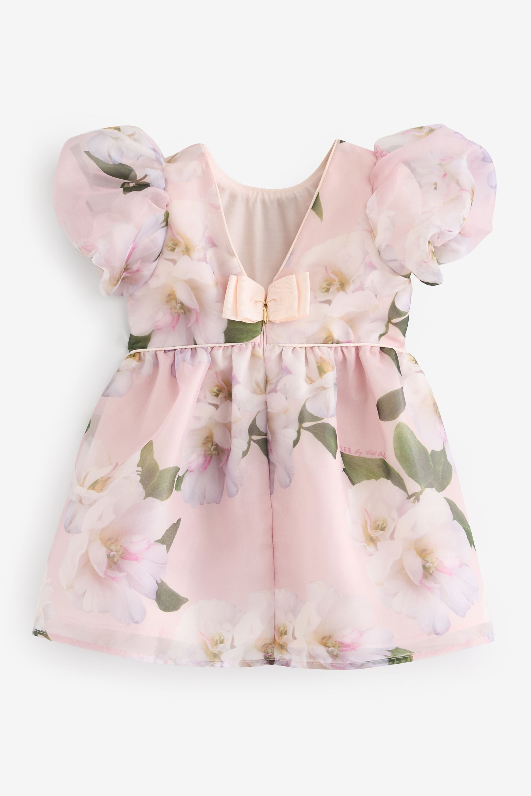 Baker by Ted Baker Pink Floral Organza Dress