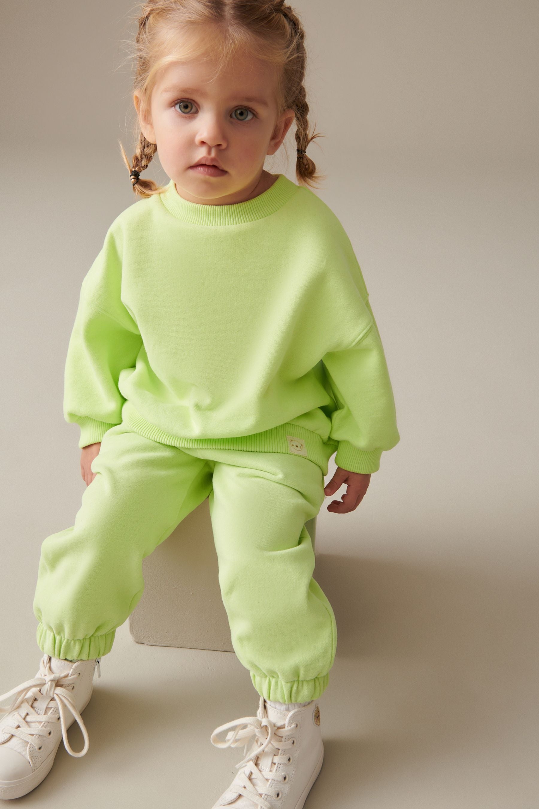 Lime Green Sweatshirt (3mths-7yrs)