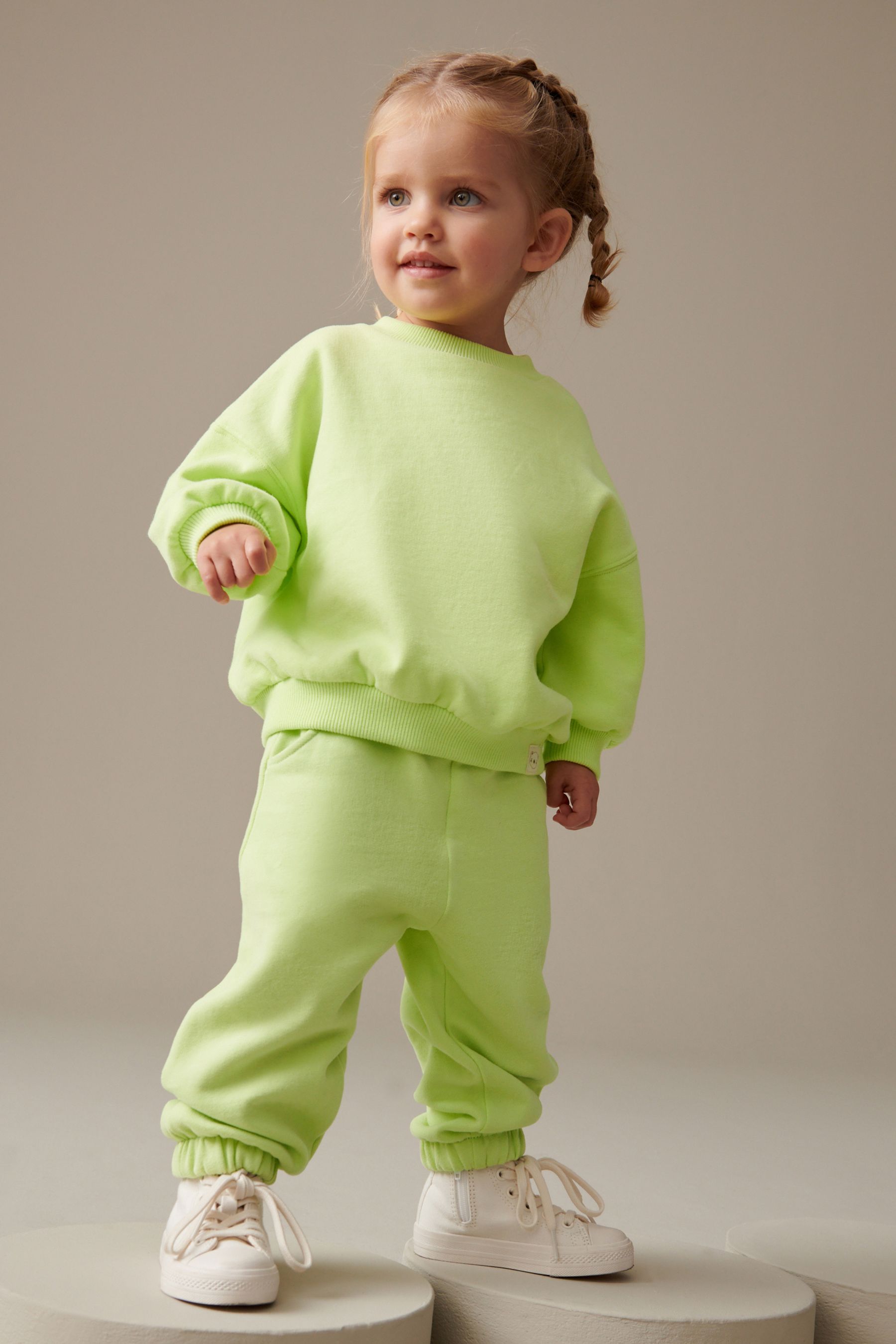 Lime Green Sweatshirt (3mths-7yrs)