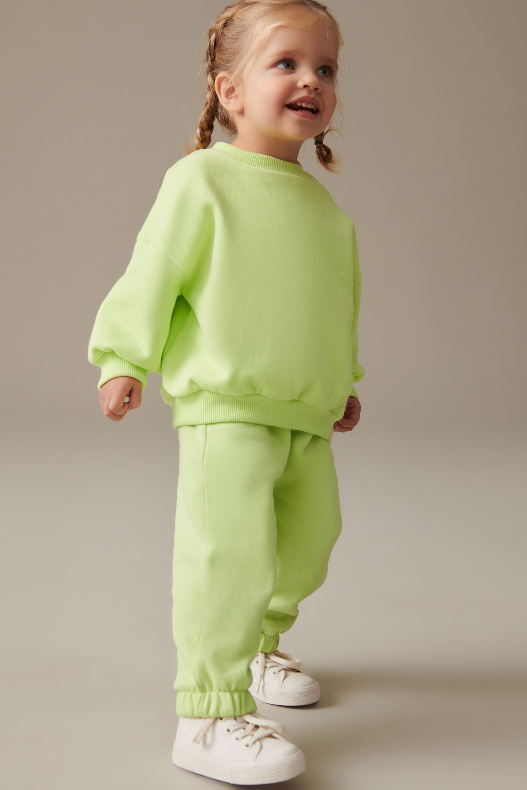 Lime Green Sweatshirt (3mths-7yrs)