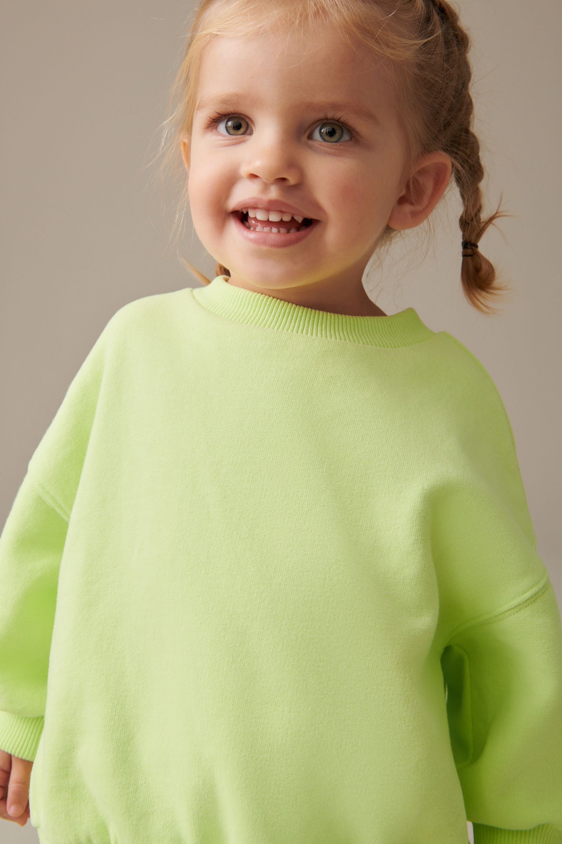 Lime Green Sweatshirt (3mths-7yrs)