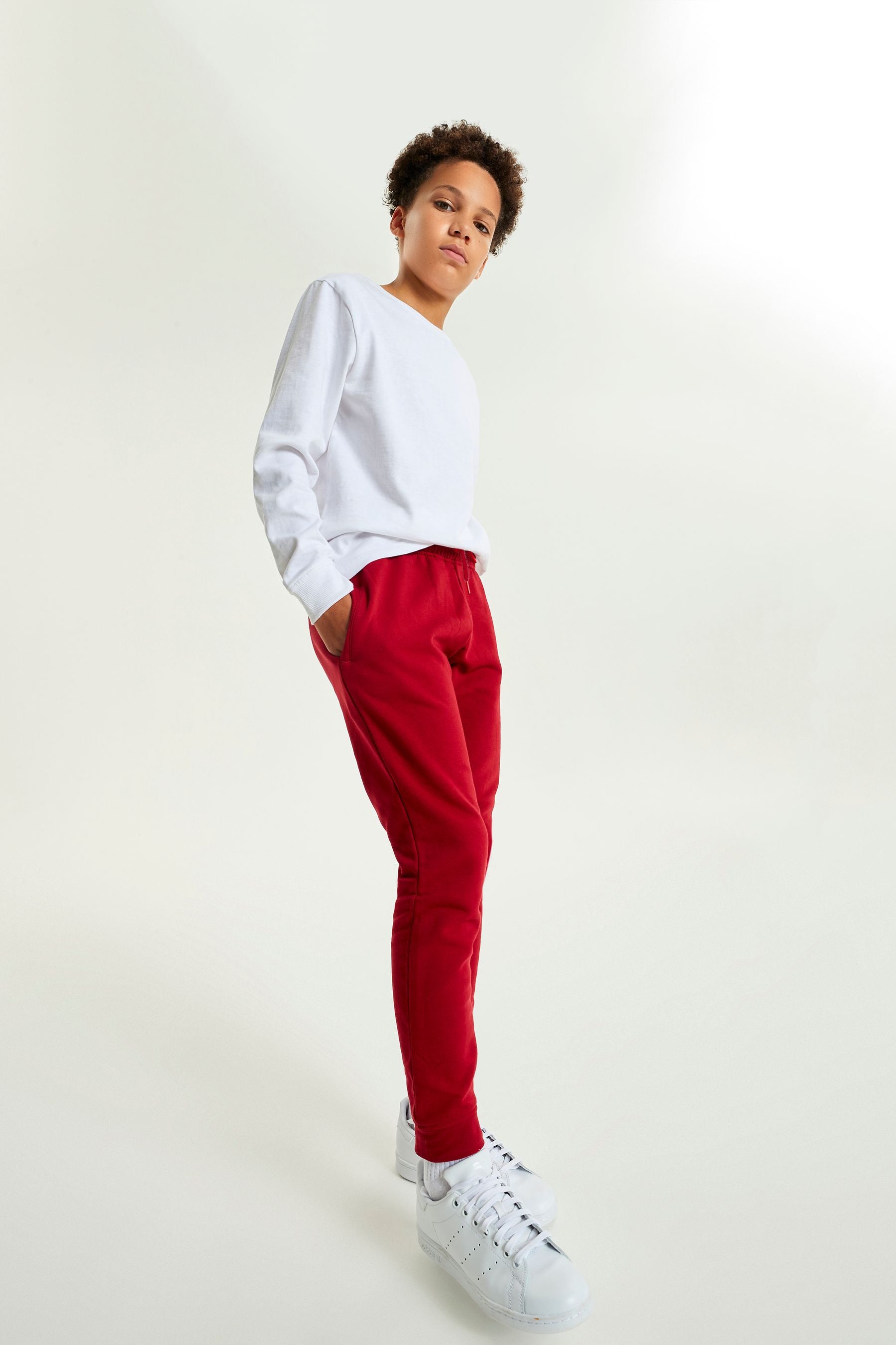 Red Slim Fit Cuffed Joggers (3-16yrs)