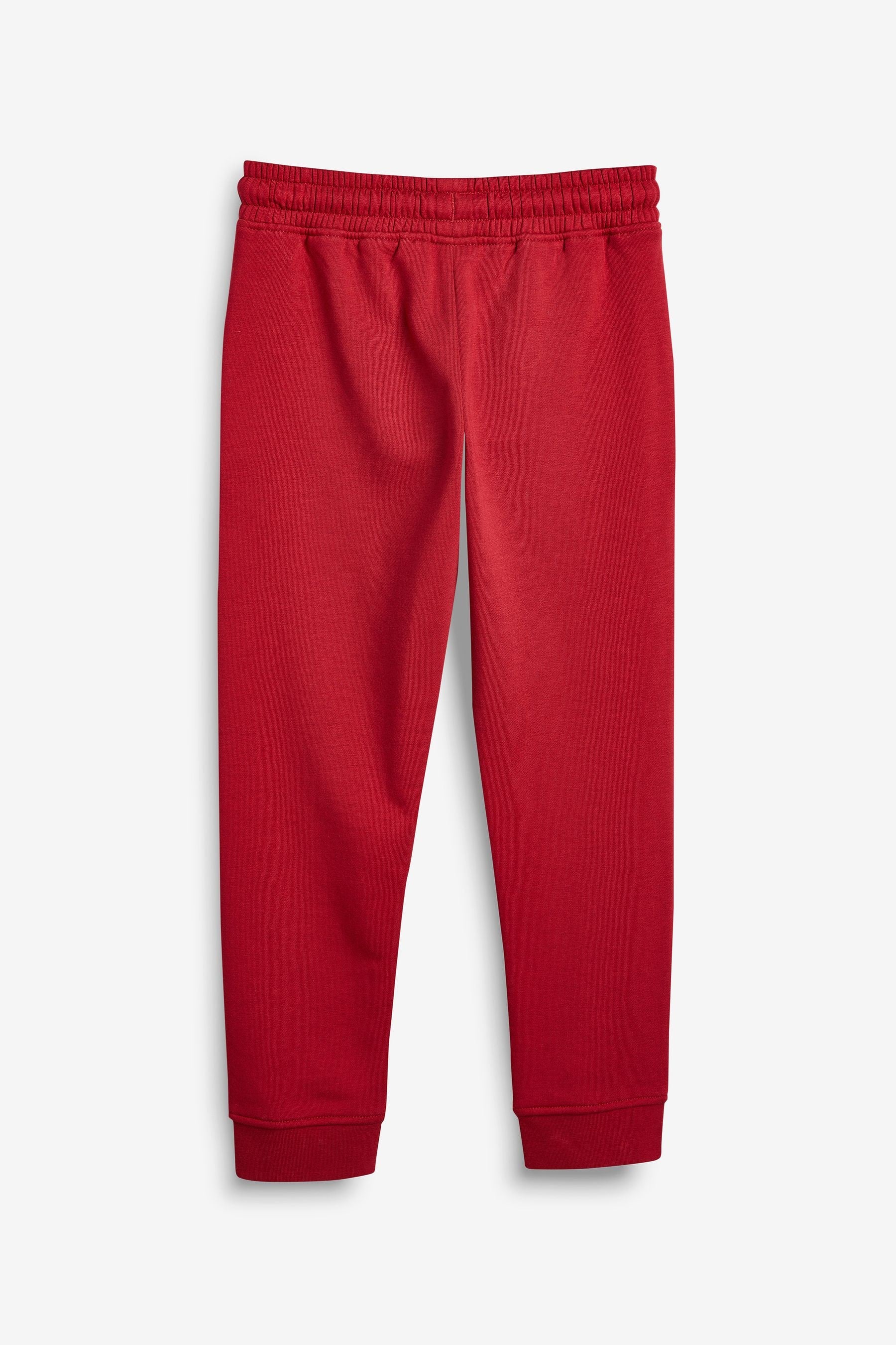 Red Slim Fit Cuffed Joggers (3-16yrs)