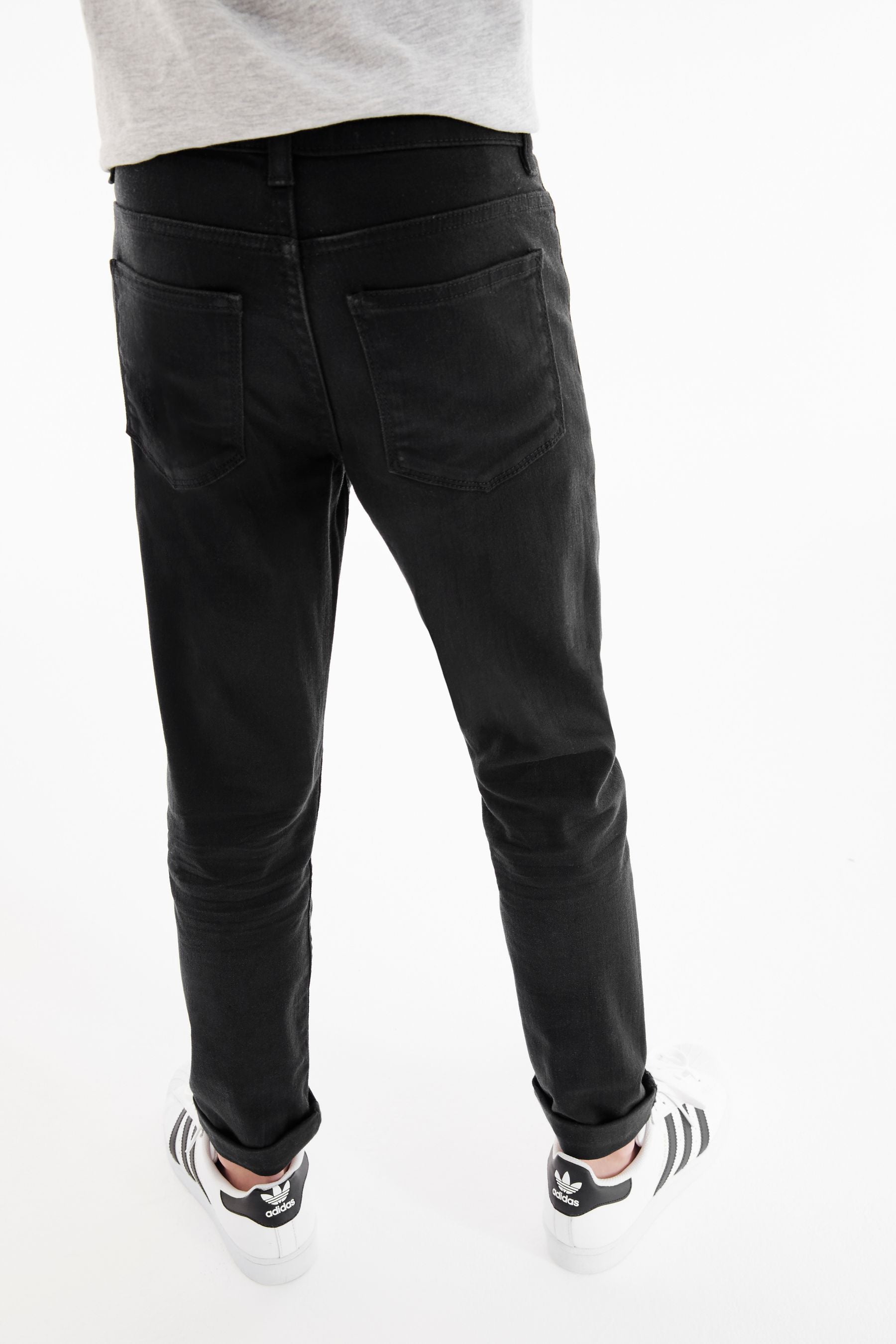 Black Regular Fit Stretch Jeans (3-17yrs)