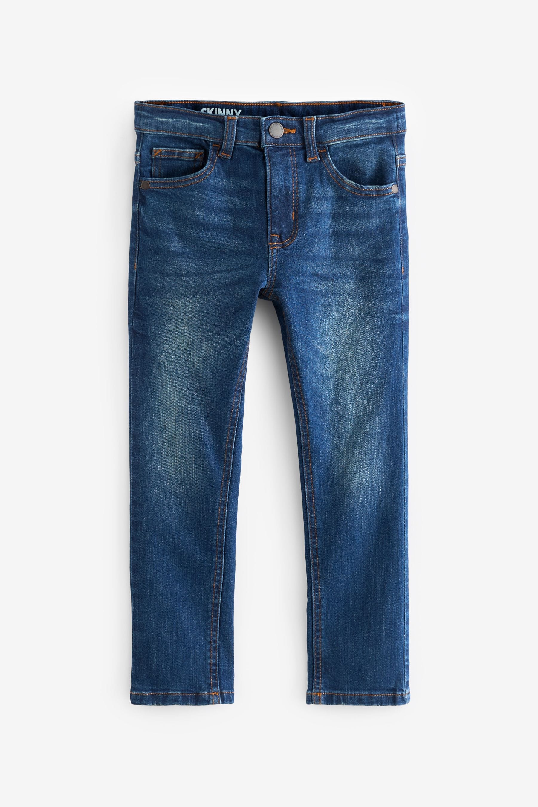 Blue Skinny Fit Stretch Jeans (3-17yrs)