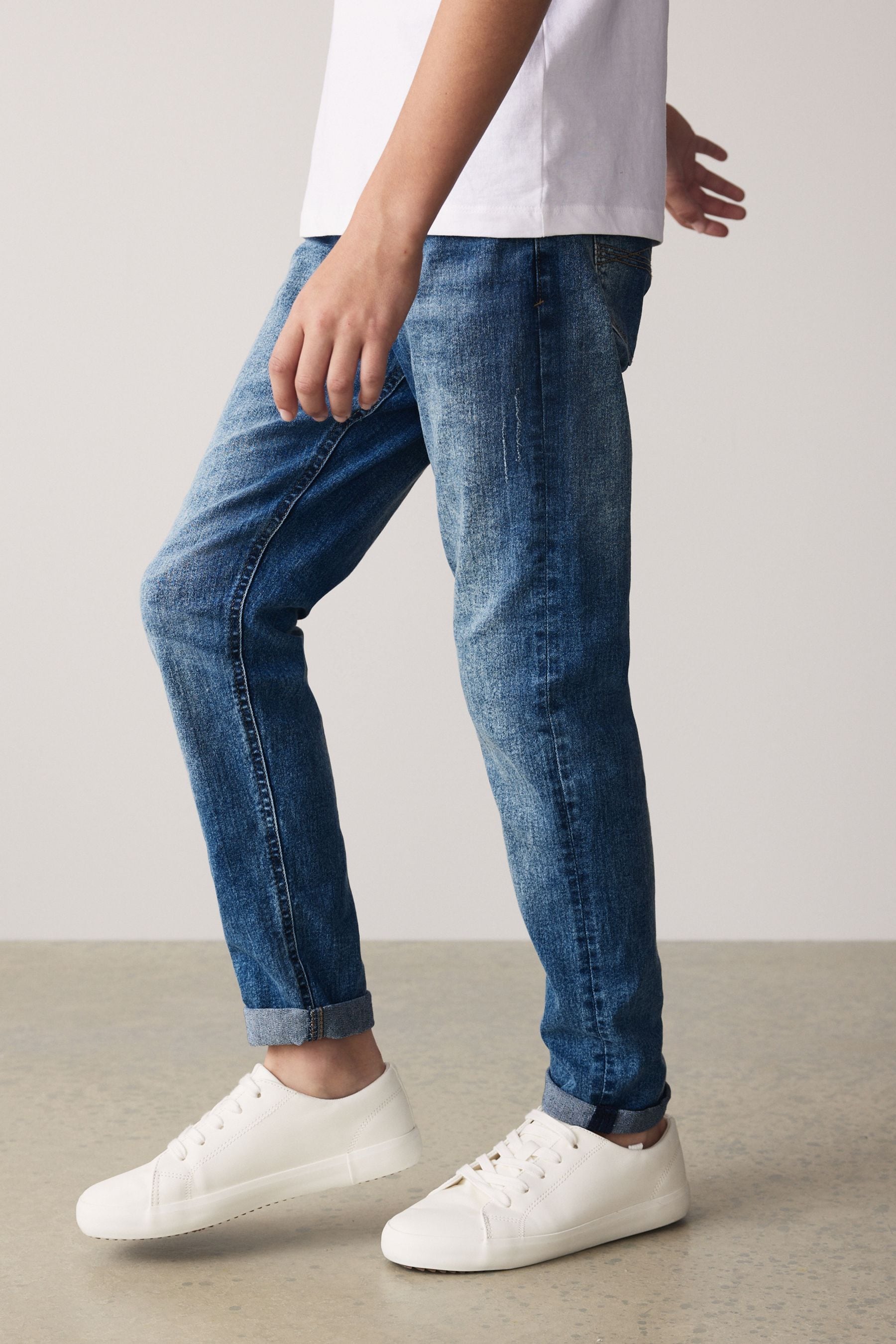 Blue Regular Fit Stretch Jeans (3-17yrs)