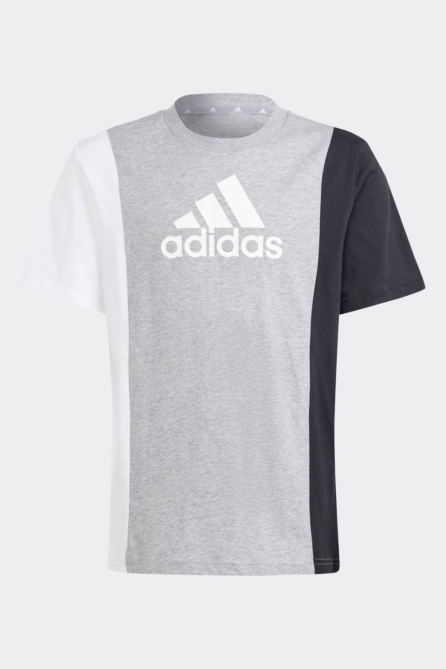 Black adidas Kids Sportswear Essentials Colourblock T-Shirts Set