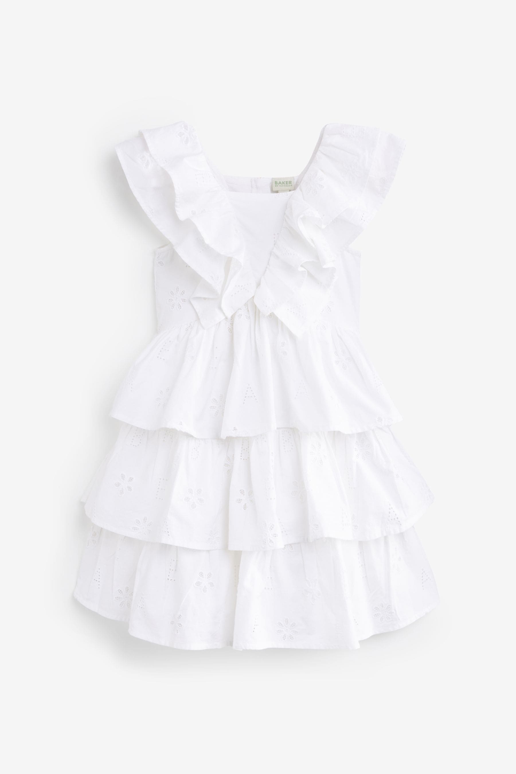 Baker by Ted Baker Frilled Broderie Dress