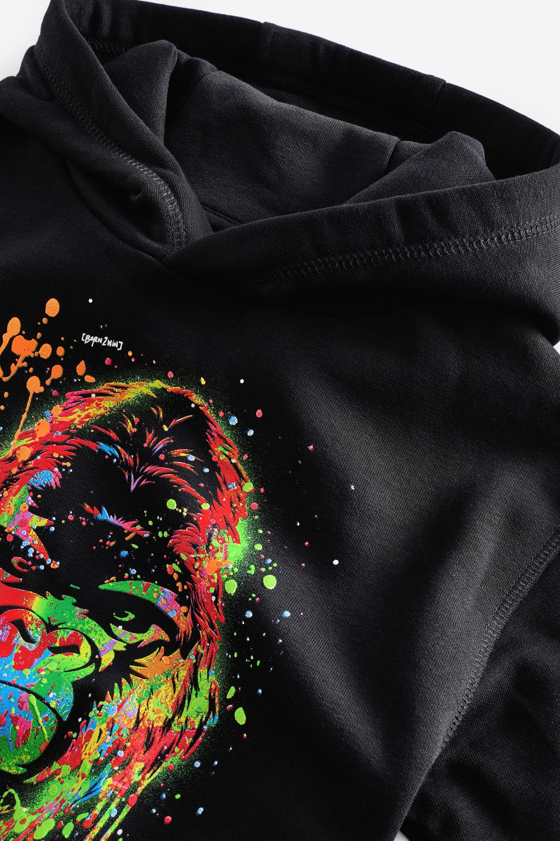 Black Gorilla Graphic Hoodie (3-16yrs)