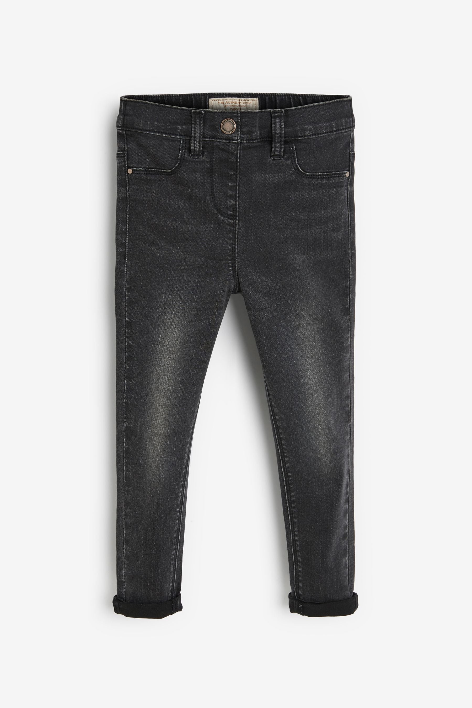 Charcoal Grey Denim Regular Length Jeggings (3-16yrs)