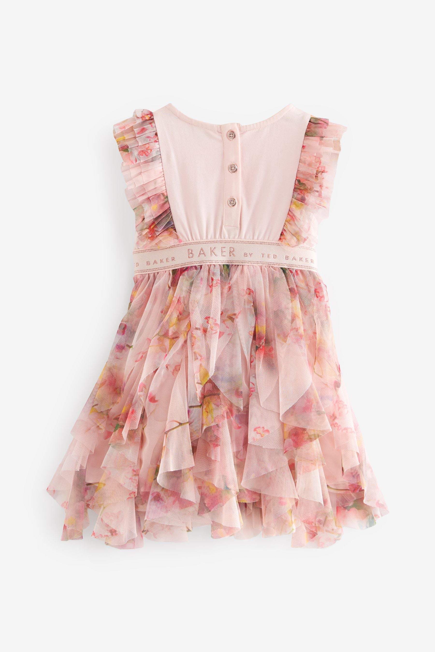 Baker by Ted Baker Floral Mesh Mockable Dress