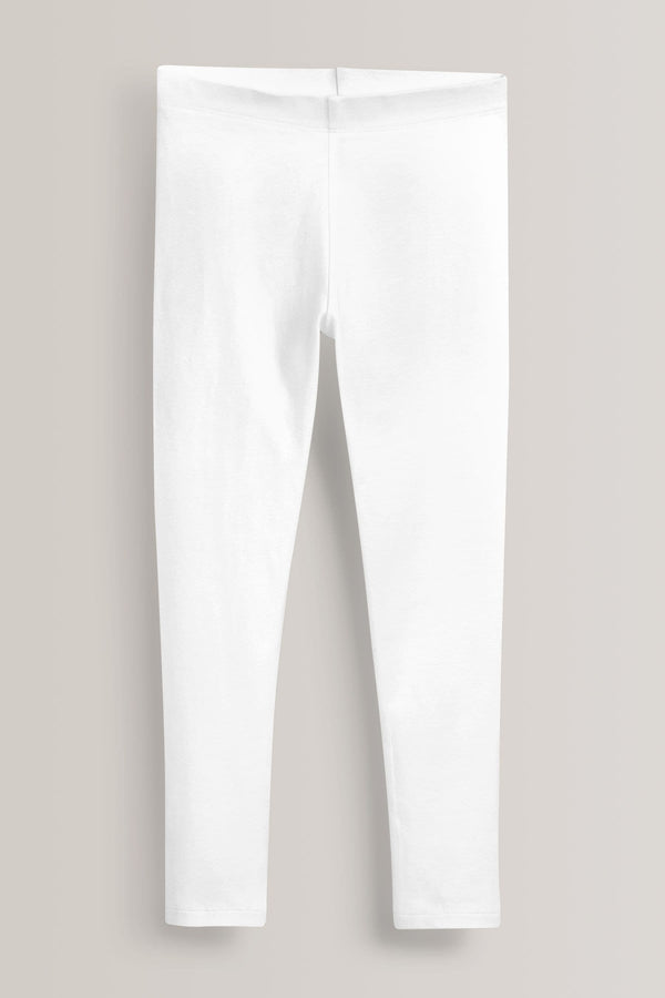 White Regular Fit Leggings (3-16yrs)